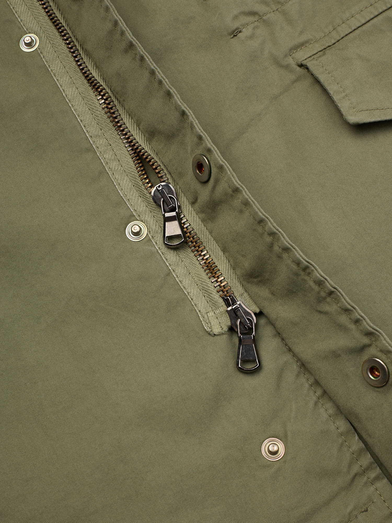 PIETRA SALATA Napoli "Sahara" Green Washed Safari Jacket Field Coat