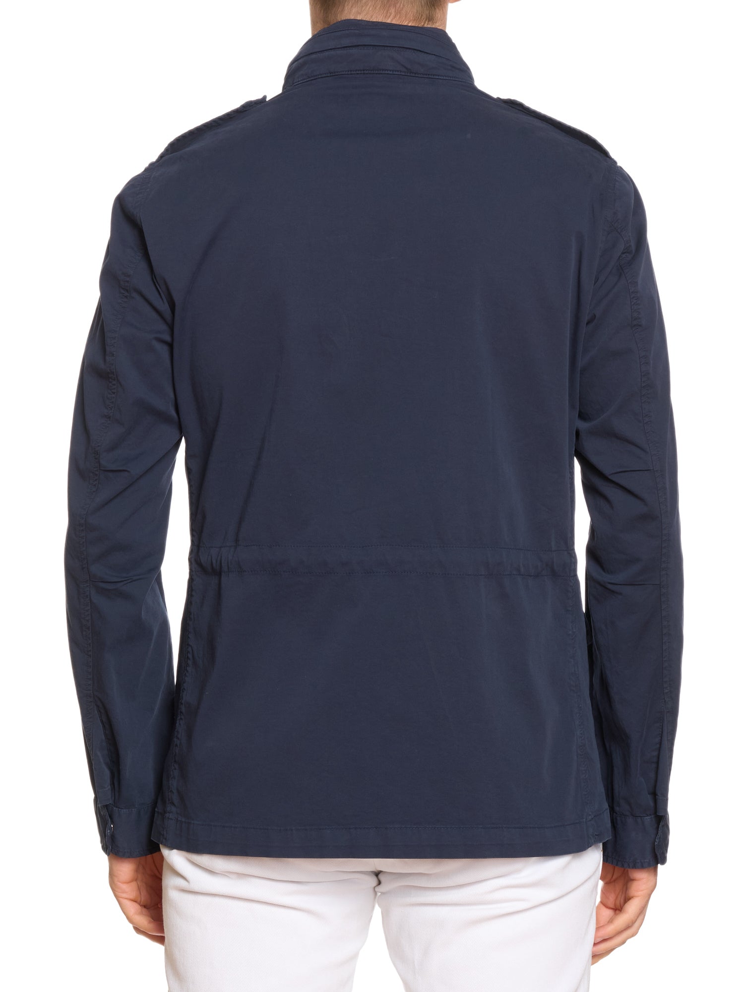PIETRA SALATA Napoli "Sahara" Navy Blue Safari Field Jacket