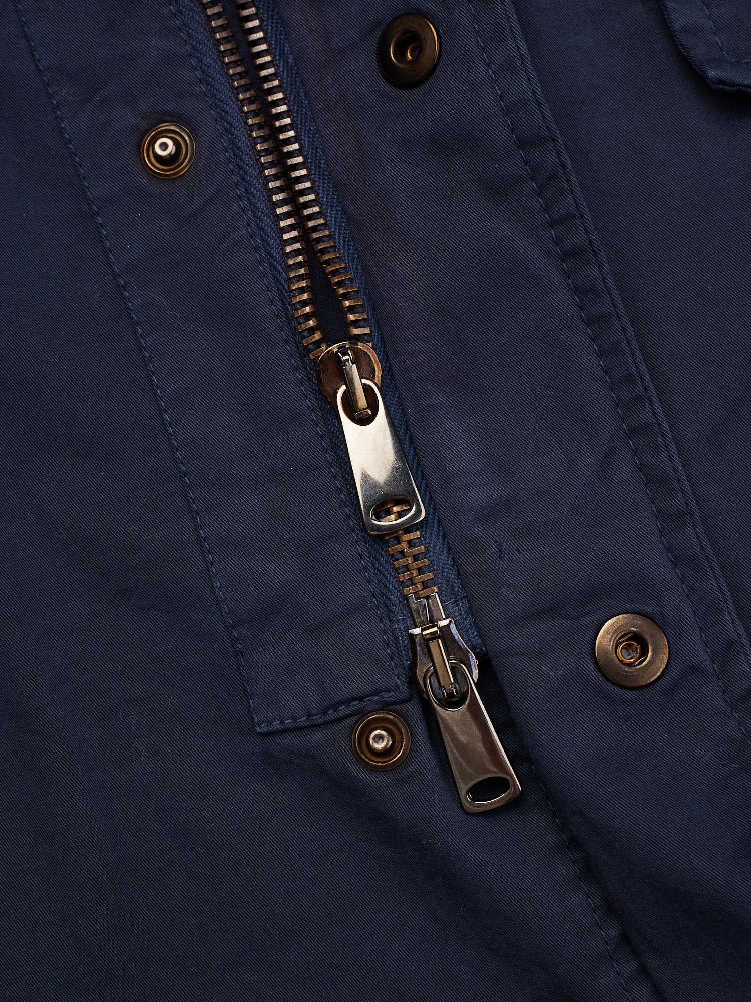 PIETRA SALATA Napoli "Sahara" Navy Blue Safari Field Jacket