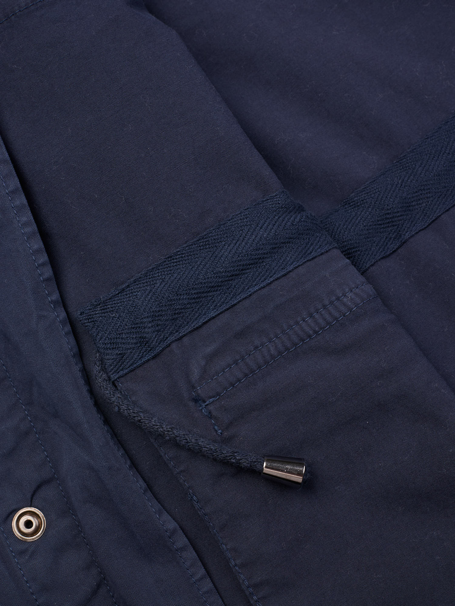 PIETRA SALATA Napoli "Sahara" Navy Blue Safari Field Jacket