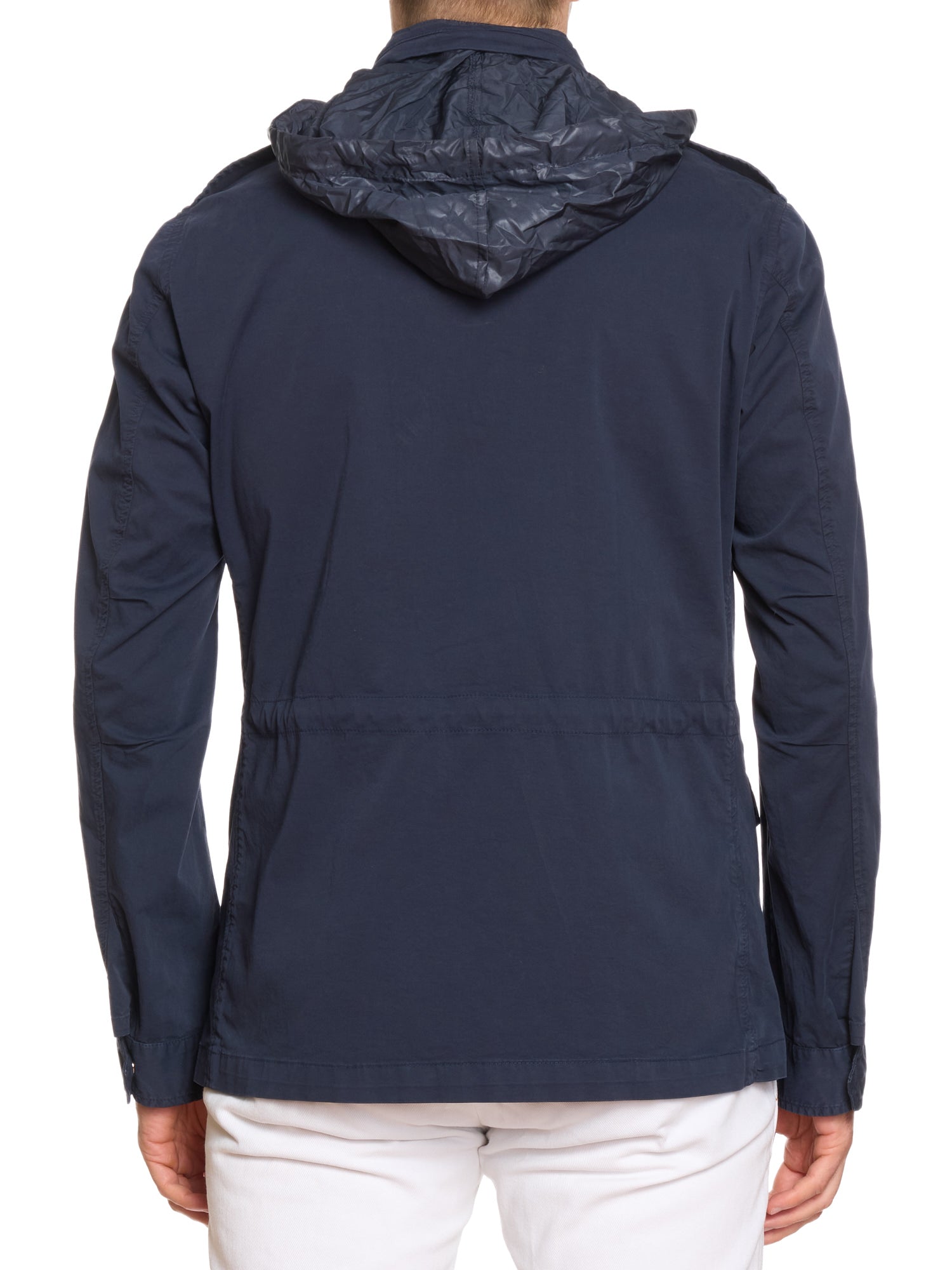 PIETRA SALATA Napoli "Sahara" Navy Blue Safari Field Jacket