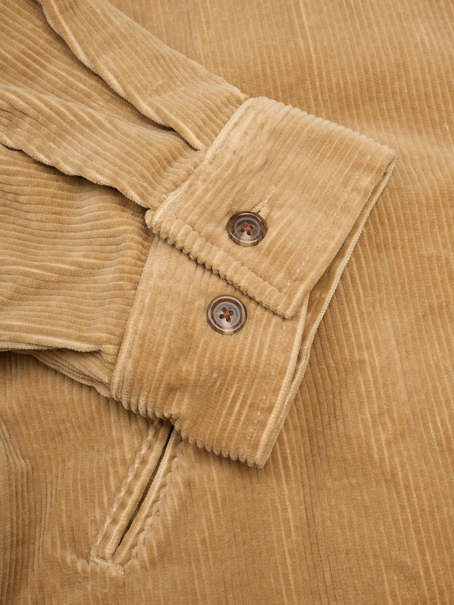 POLO RALPH LAUREN Beige Cotton Corduroy Harrington Jacket Vintage NOS