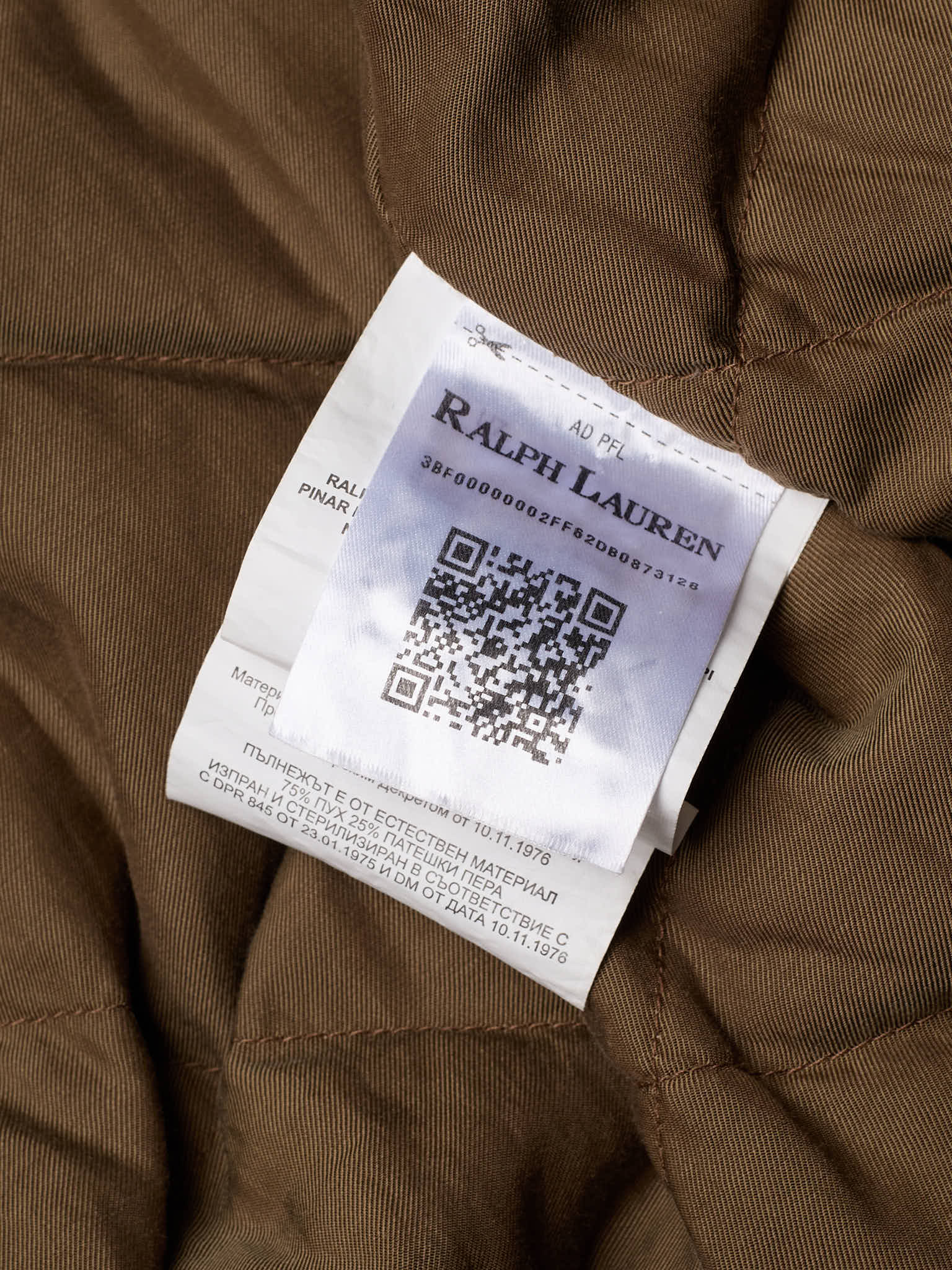 POLO RALPH LAUREN Military Green "B–15" Patch Bomber Jacket