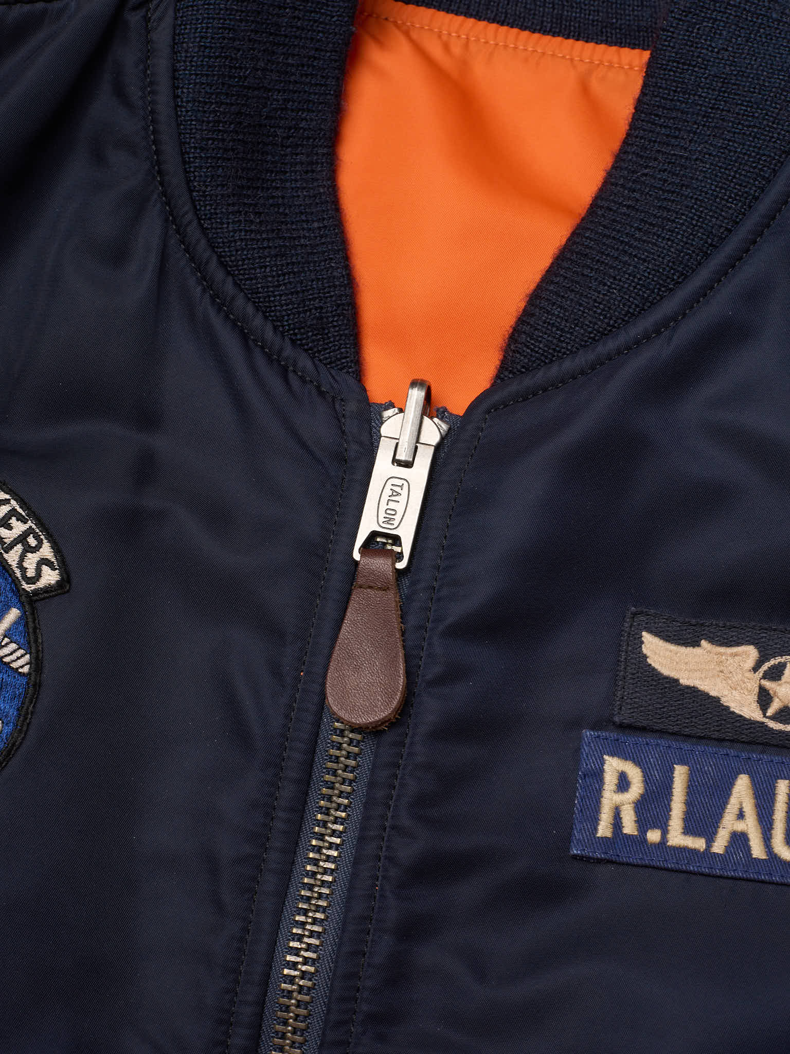 POLO RALPH LAUREN Reversible Twill Bomber Jacket Aviator