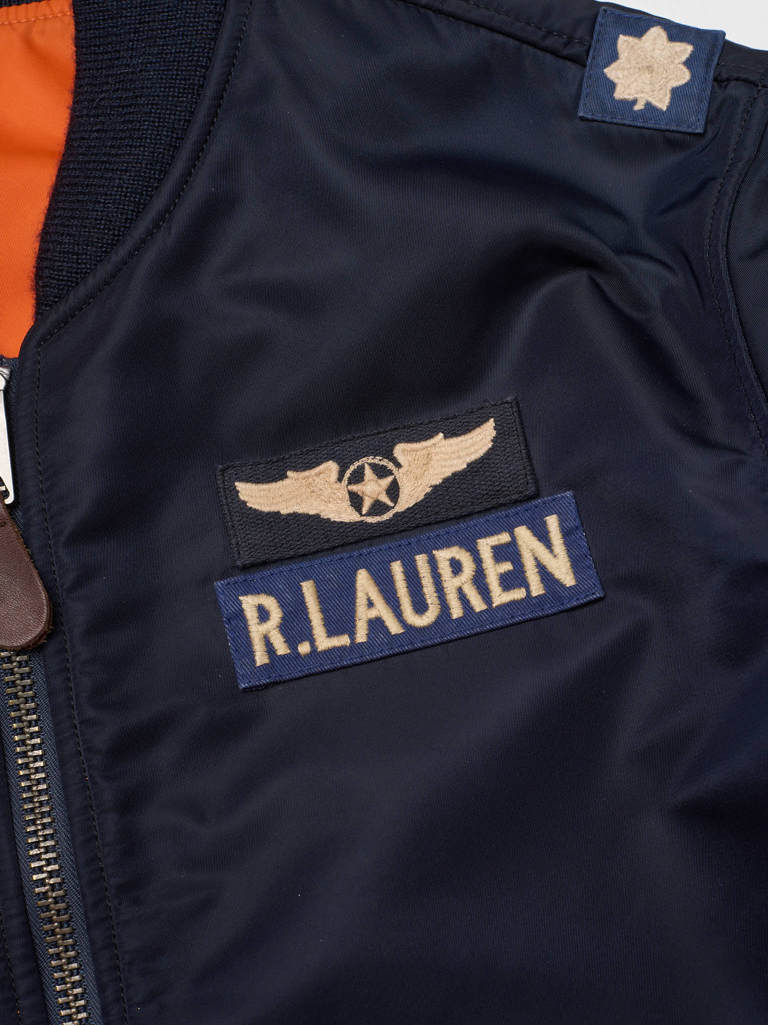 POLO RALPH LAUREN Reversible Twill Bomber Jacket Aviator