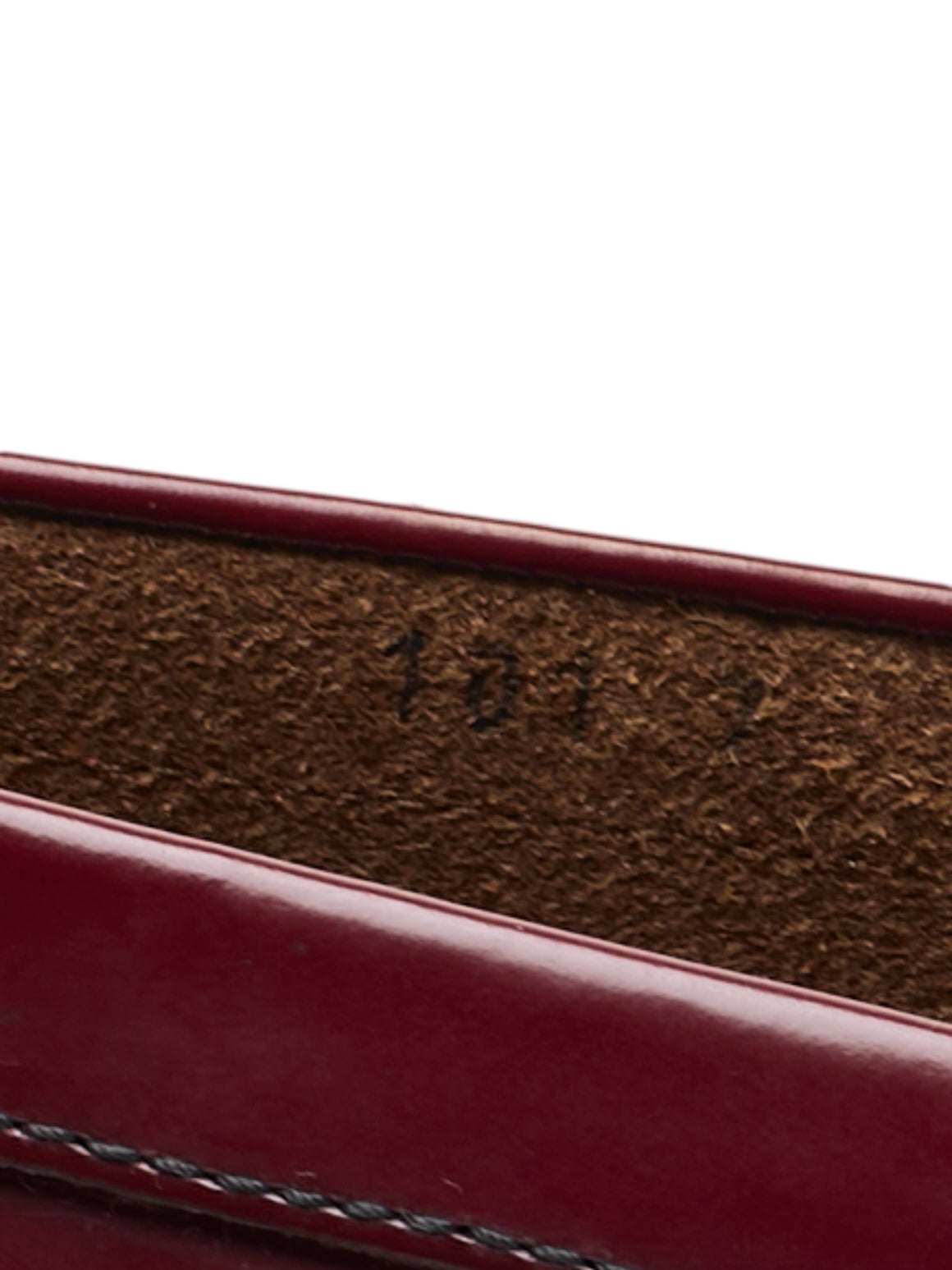 PRADA Milano Oxblood Brushed Leather Penny Loafers 7 NEW US 8