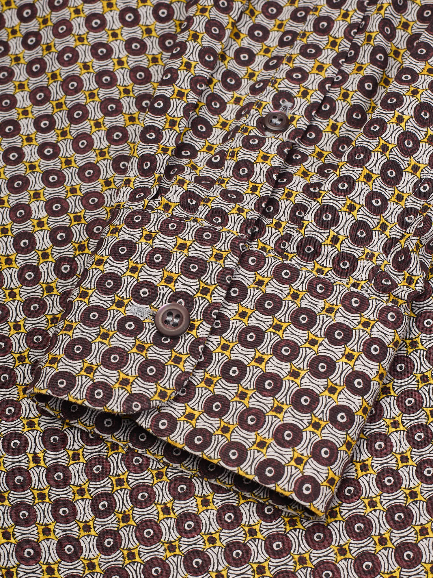 PRADA Milano Gray Medallion Cotton Dress Shirt EU 40 NEW US 15.75