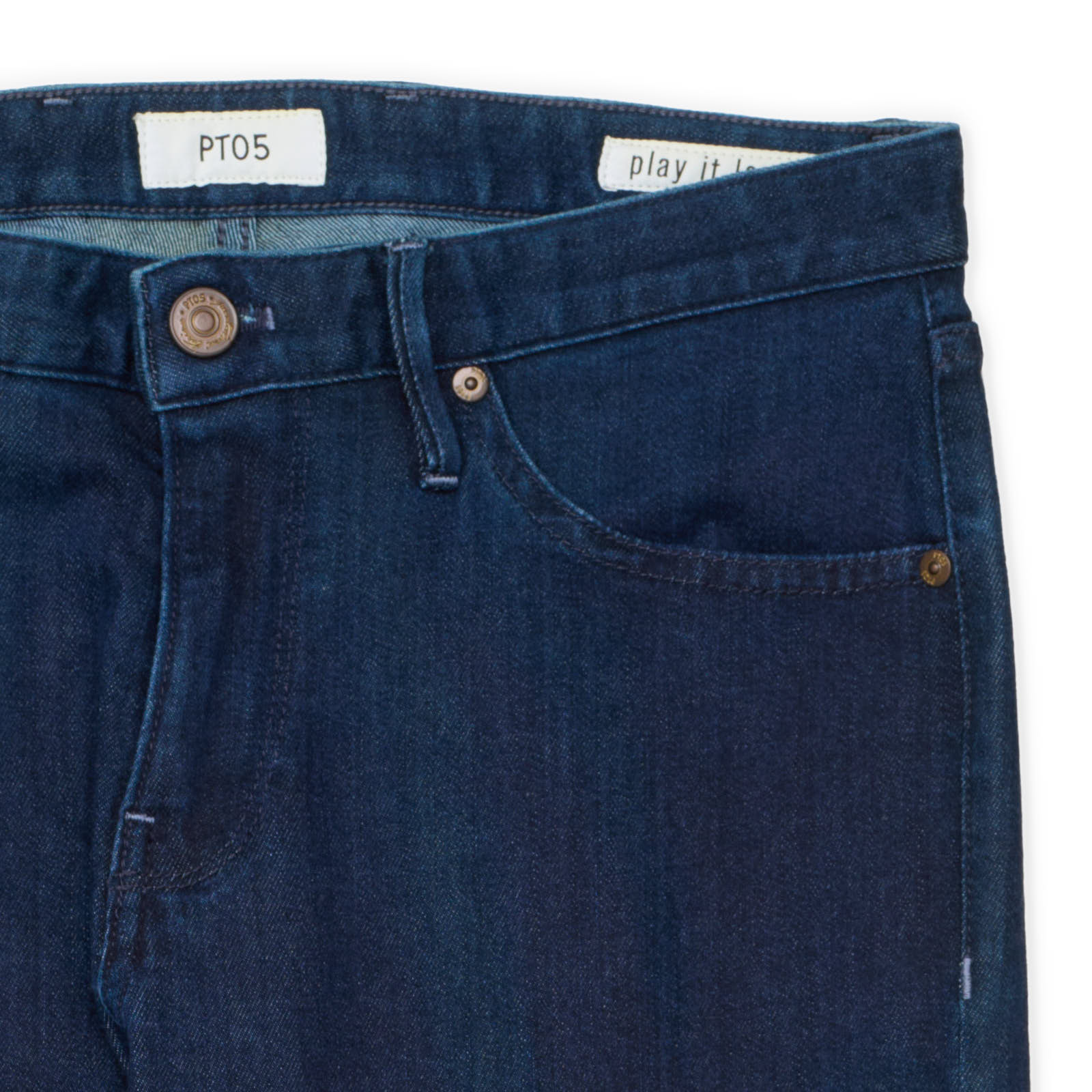 PT05 "Swing" Indigo Blue Cotton-Polyester Stretch Superslim Jeans NEW US 30