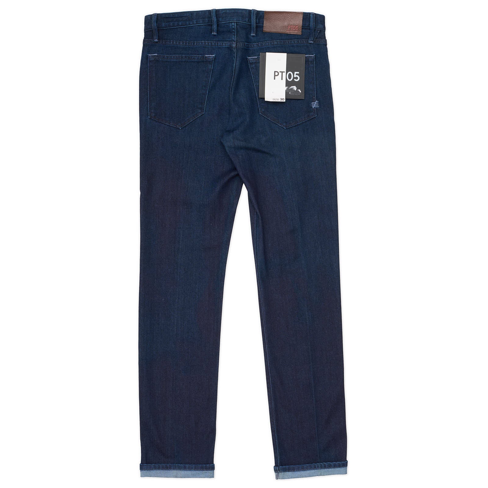 PT05 "Swing" Indigo Blue Cotton-Polyester Stretch Superslim Jeans NEW US 30