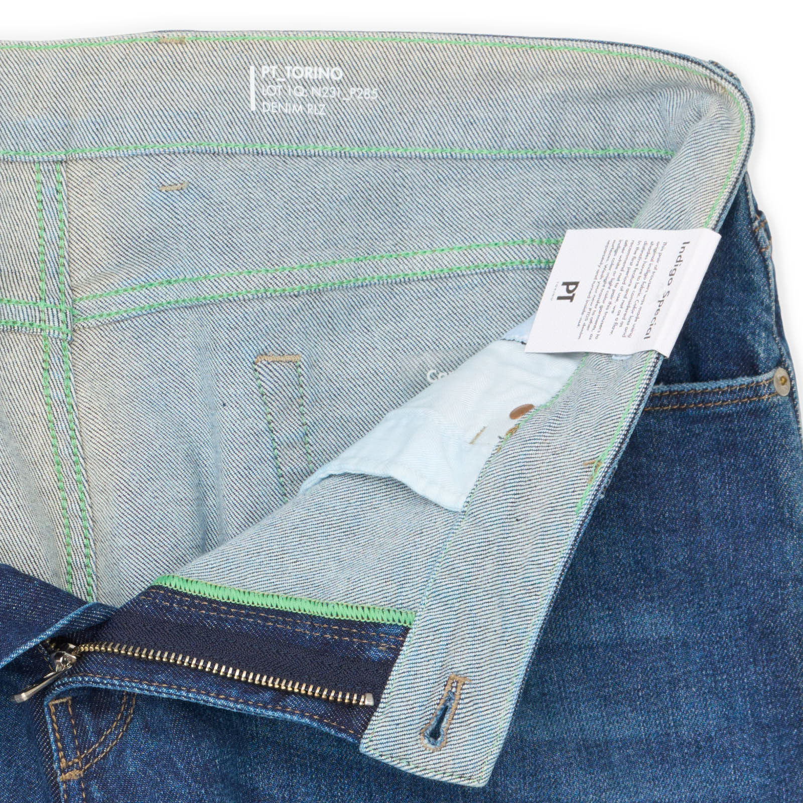 PT05 "Swing" Indigo Blue Denim Cotton Slim Fit Jeans NEW US 40