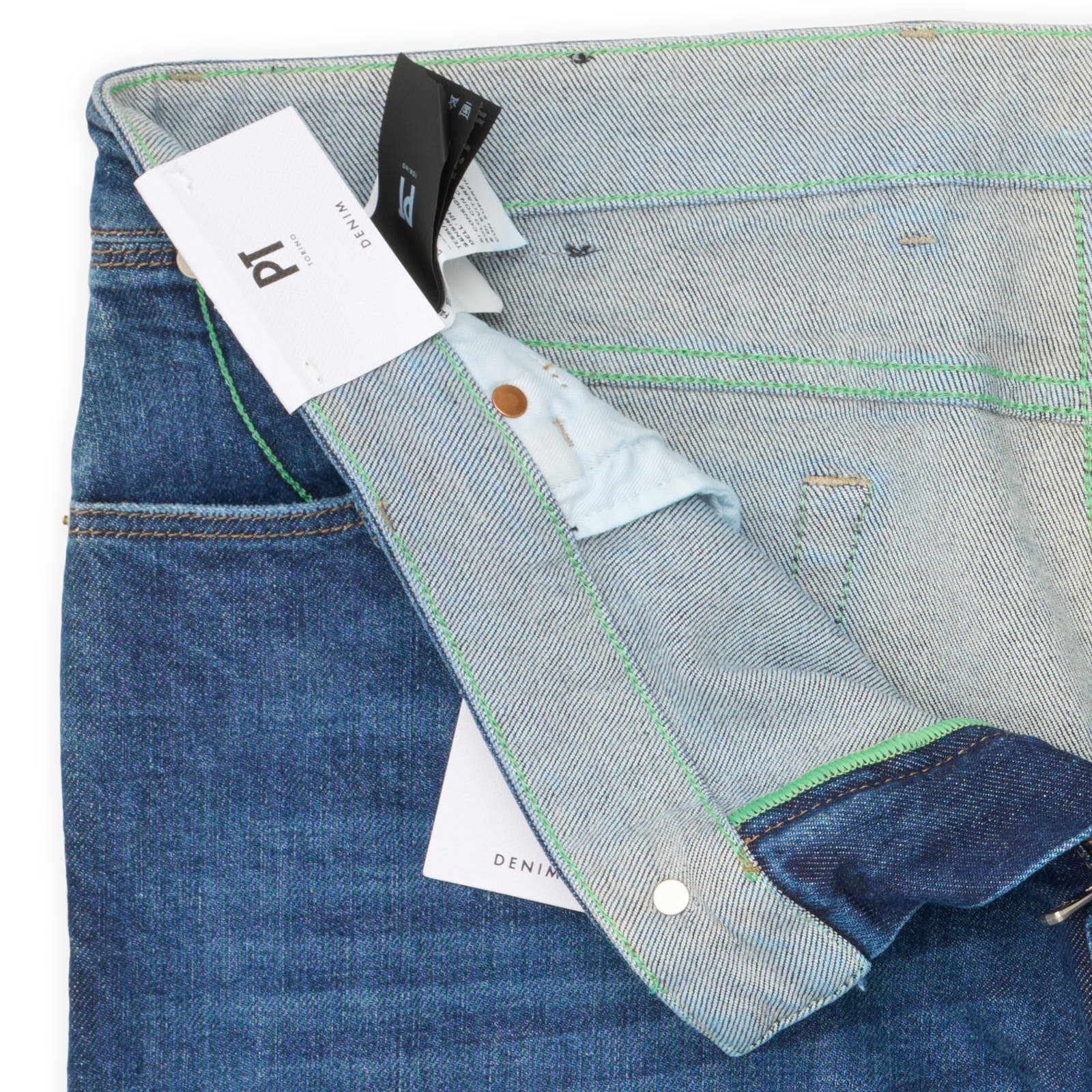 PT05 "Swing" Indigo Blue Denim Cotton Slim Fit Jeans NEW US 40