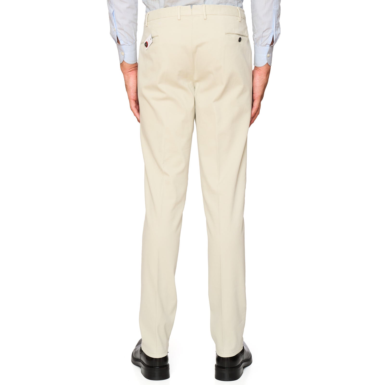 PT PANTALONI TORINO Beige Superslim Fit Stretch Chino Pants NEW