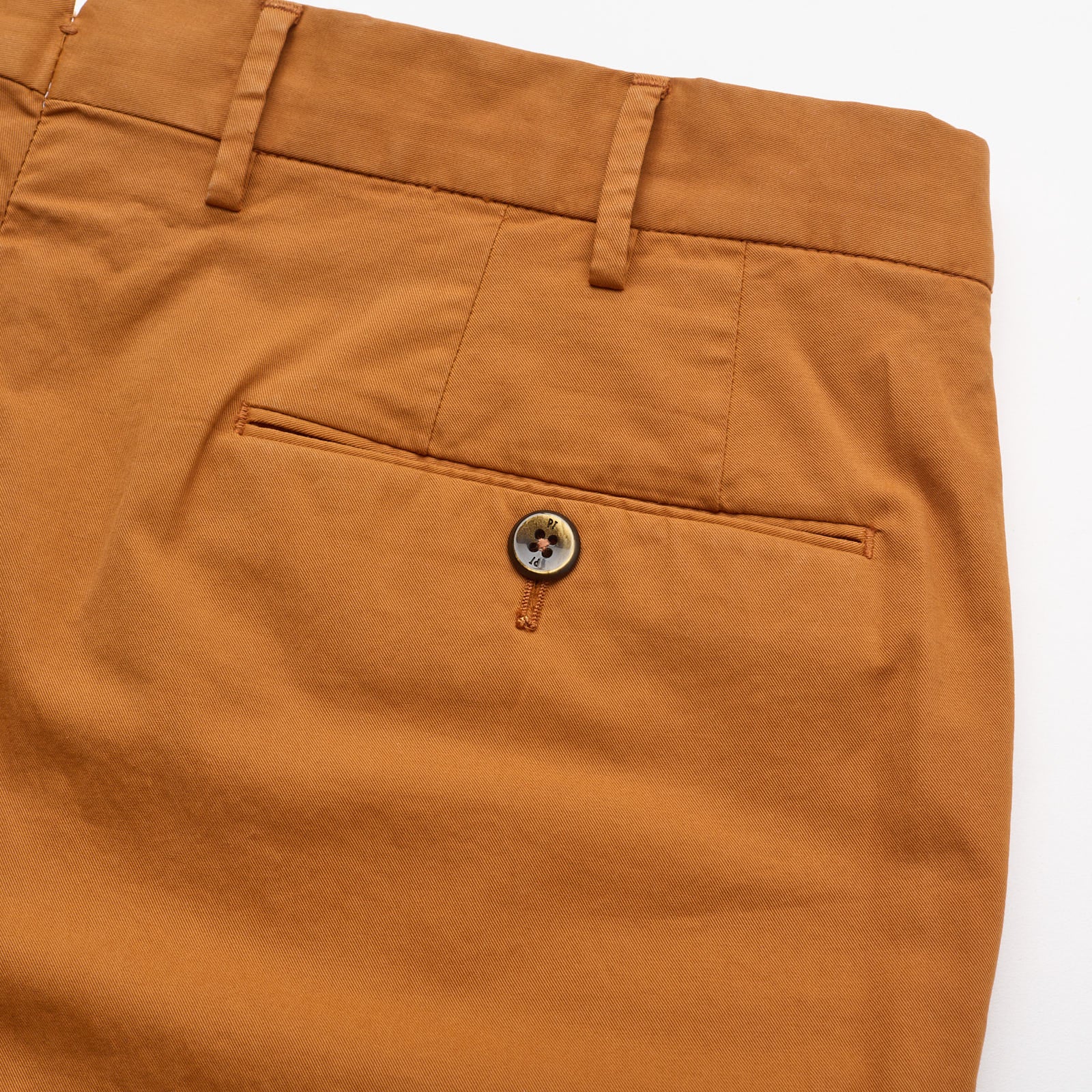PT PANTALONI TORINO Burnt Orange Slim Fit Stretch Chino Pants EU 58 NEW US 40