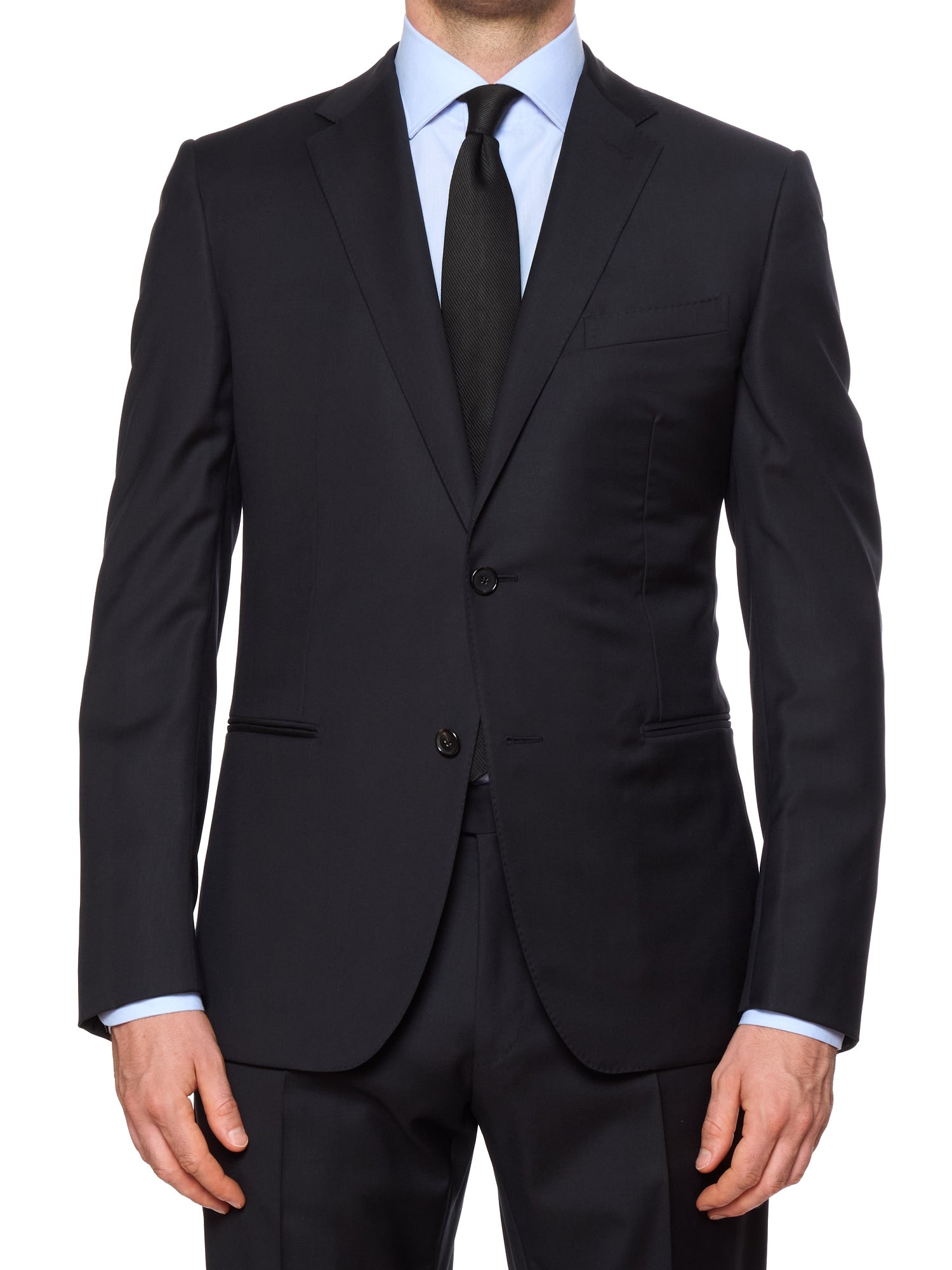 RAFFAELE CARUSO "Miura Parma" Blue Loro Piana Super 150's Tasmanian Suit Slim