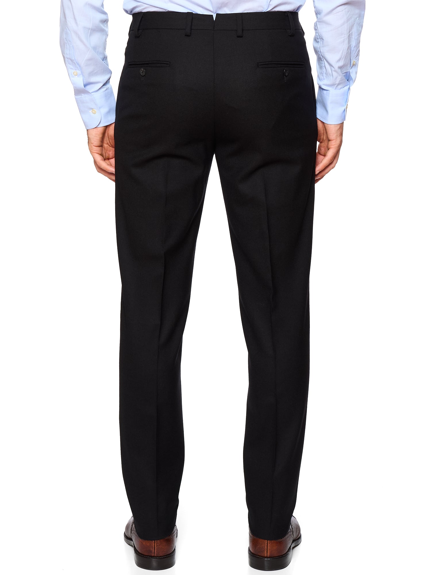 RAFFAELE CARUSO "Aida" Black Houdini Stretch Wool DB Suit NEW