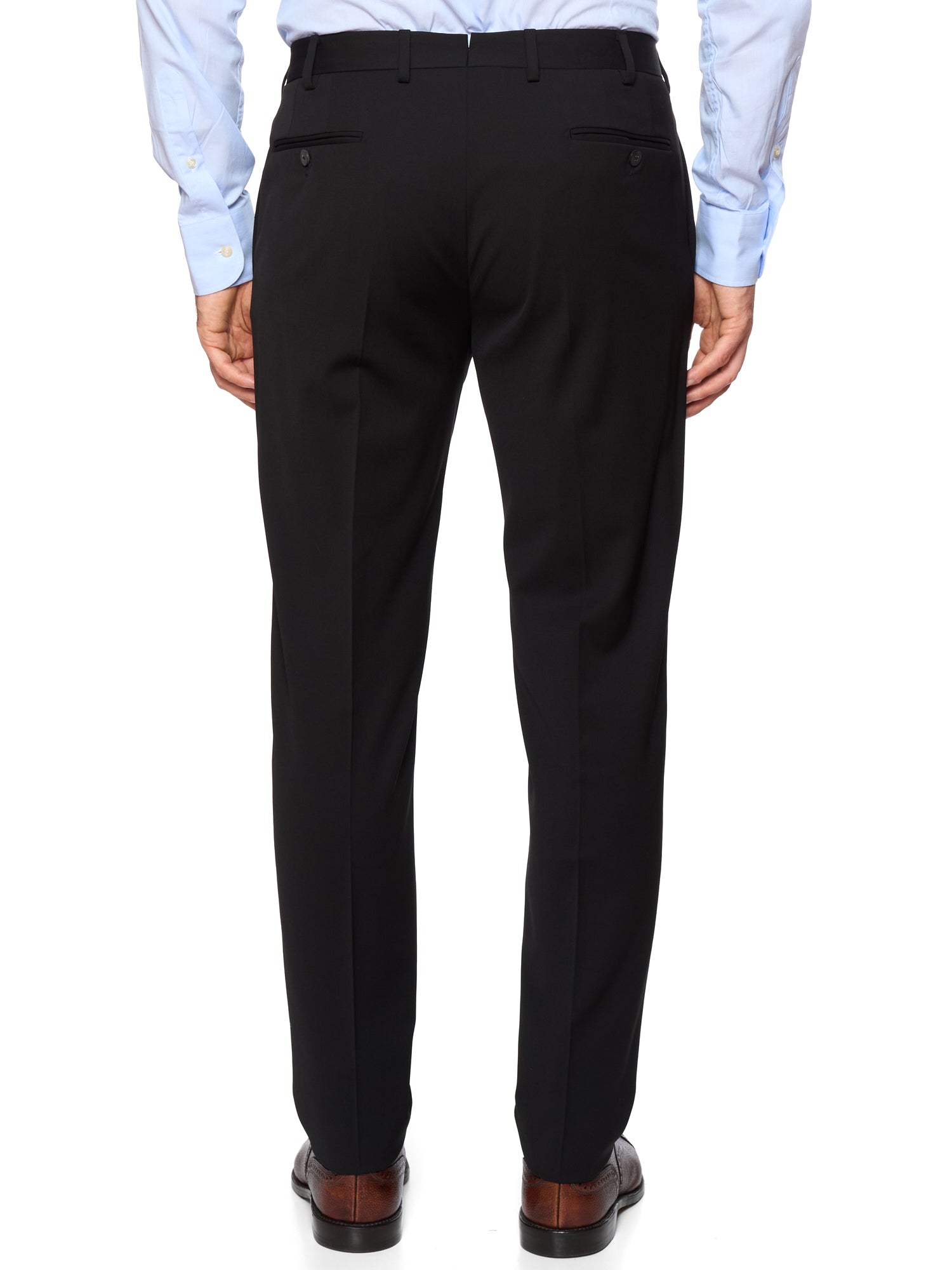 RAFFAELE CARUSO “Aida” Black Houdini Stretch Wool Suit NEW