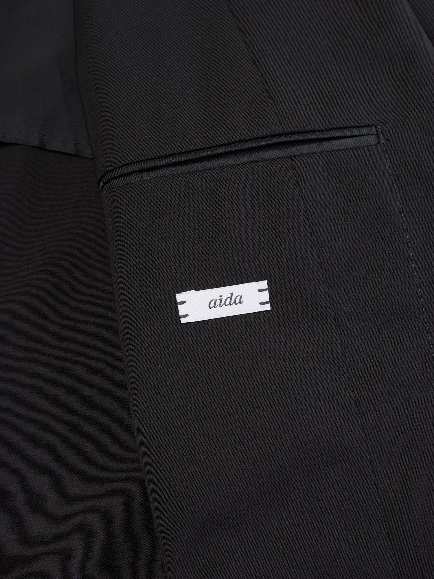 RAFFAELE CARUSO “Aida” Black Houdini Stretch Wool Suit NEW