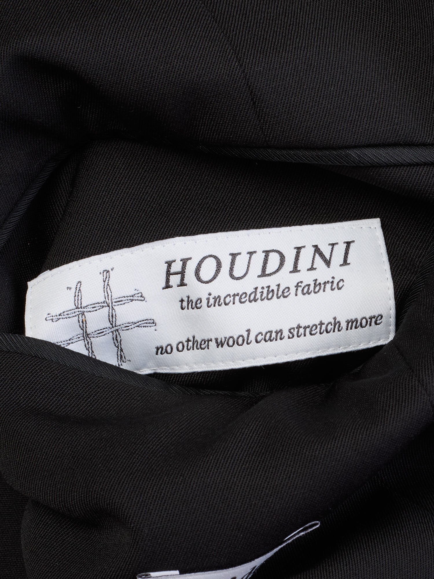 RAFFAELE CARUSO “Aida” Black Houdini Stretch Wool Suit NEW