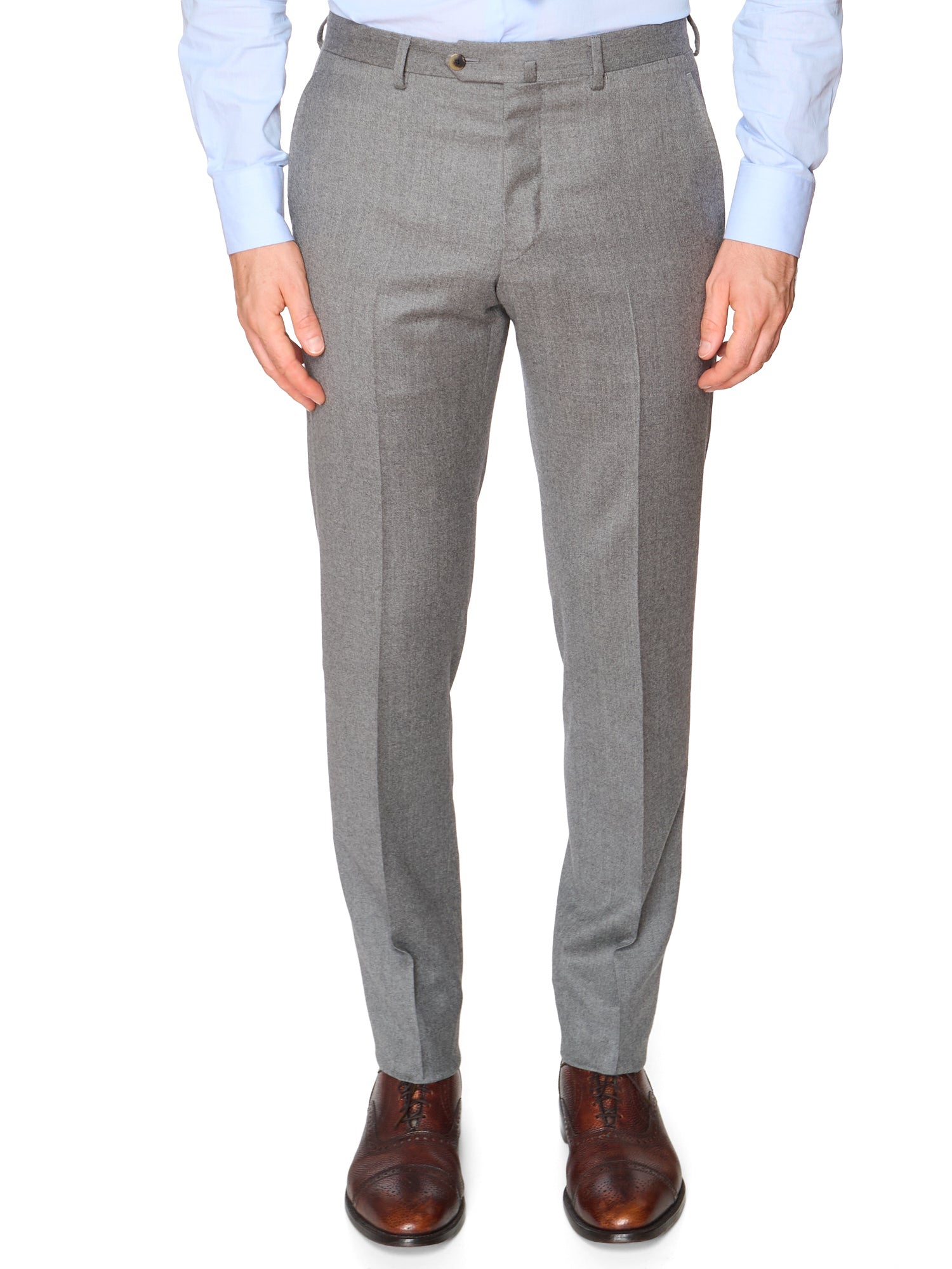 RAFFAELE CARUSO "Aida" Gray Nuage Wool-Silk Suit NEW