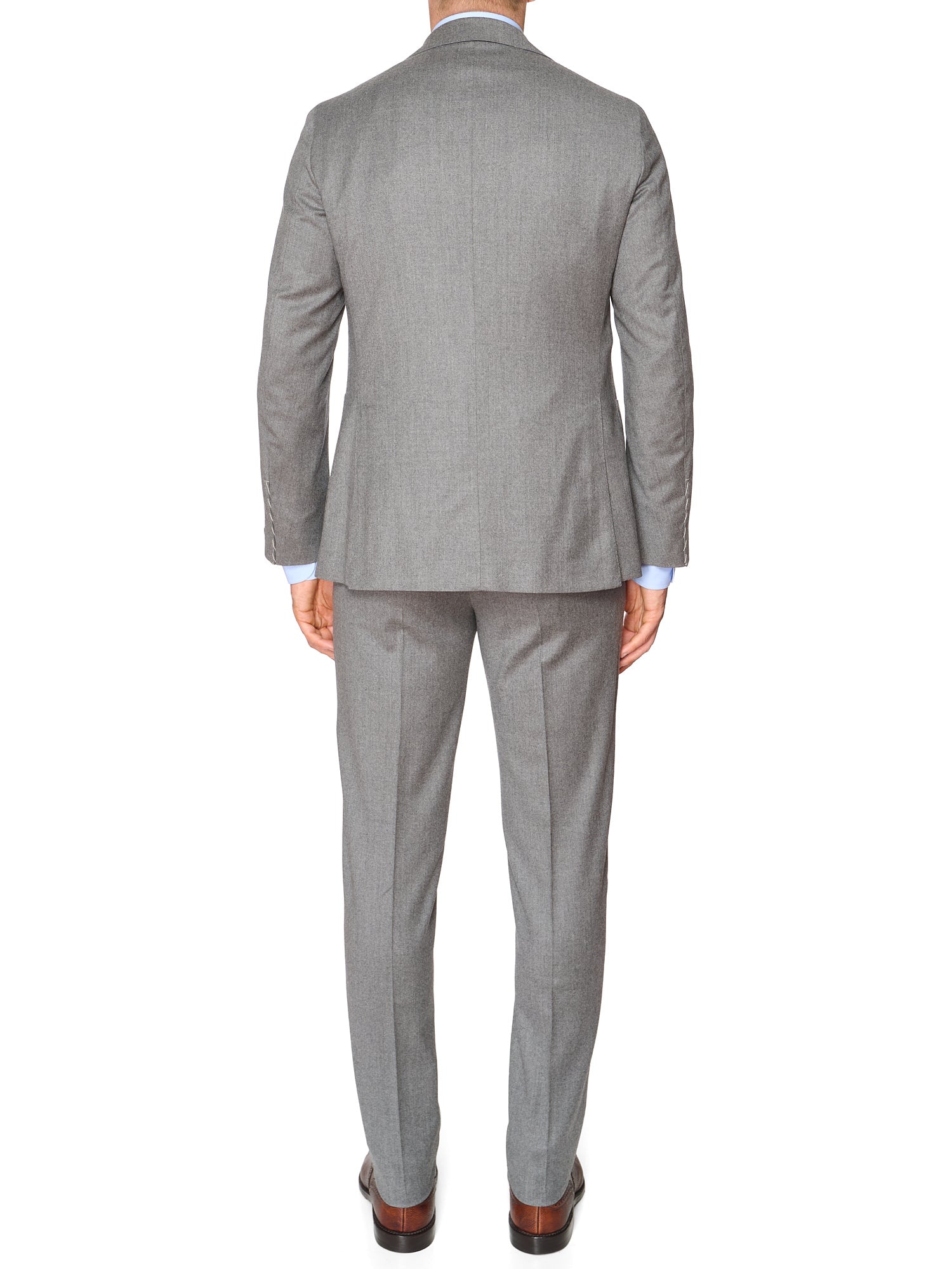 RAFFAELE CARUSO "Aida" Gray Nuage Wool-Silk Suit NEW