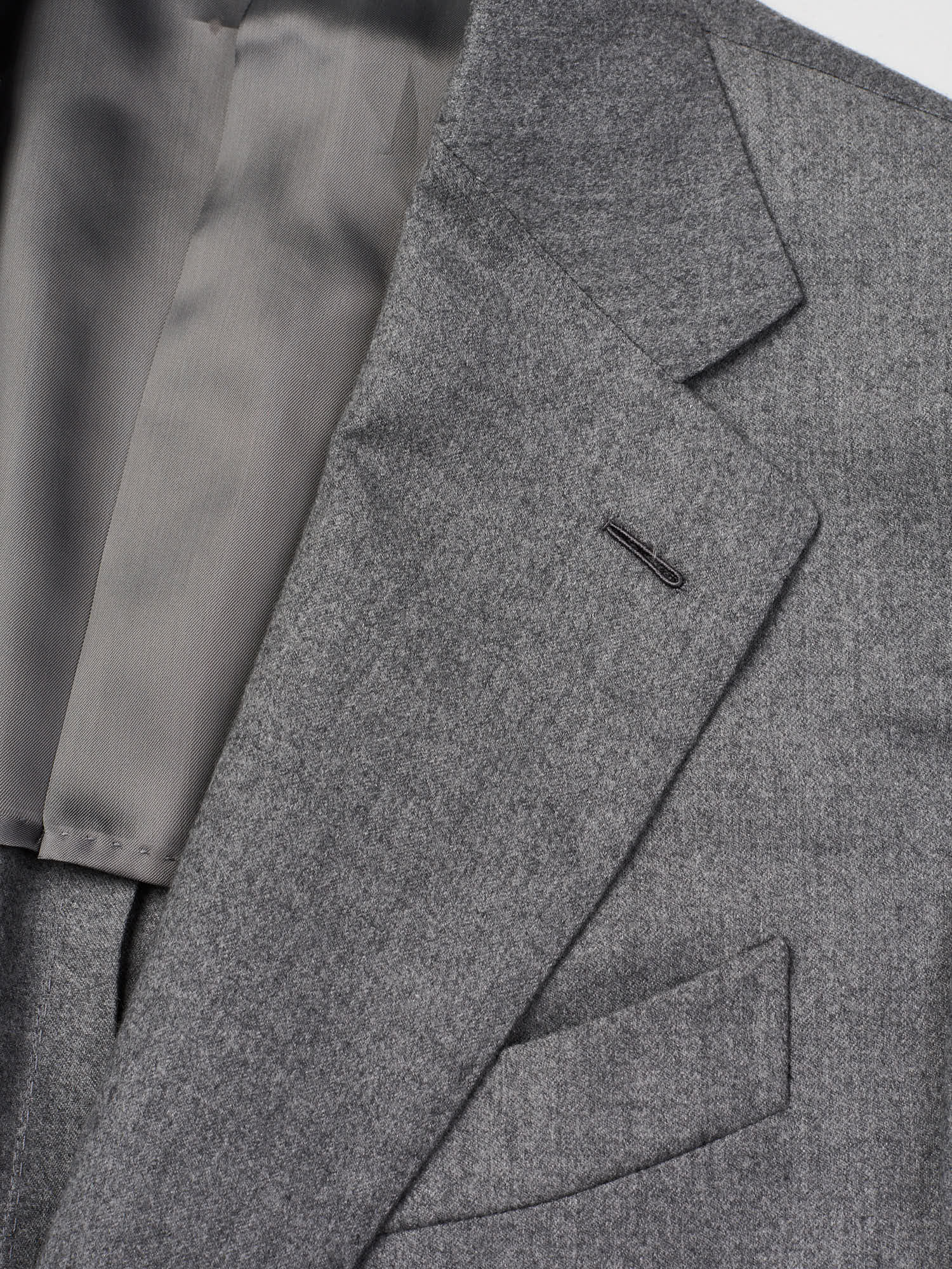 RAFFAELE CARUSO "Aida" Gray Nuage Wool-Silk Suit NEW