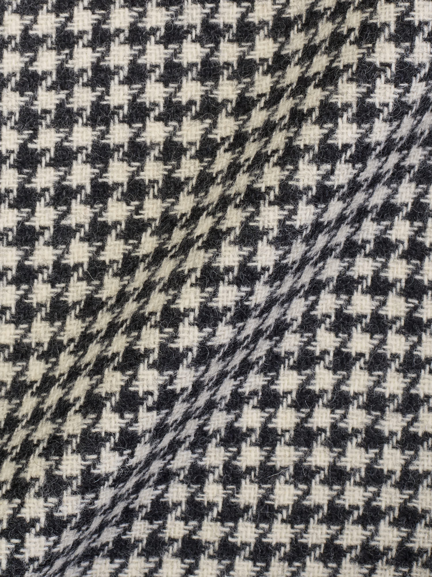 RAFFAELE CARUSO "Aida" Black Houndstooth Wool Blazer Jacket NEW