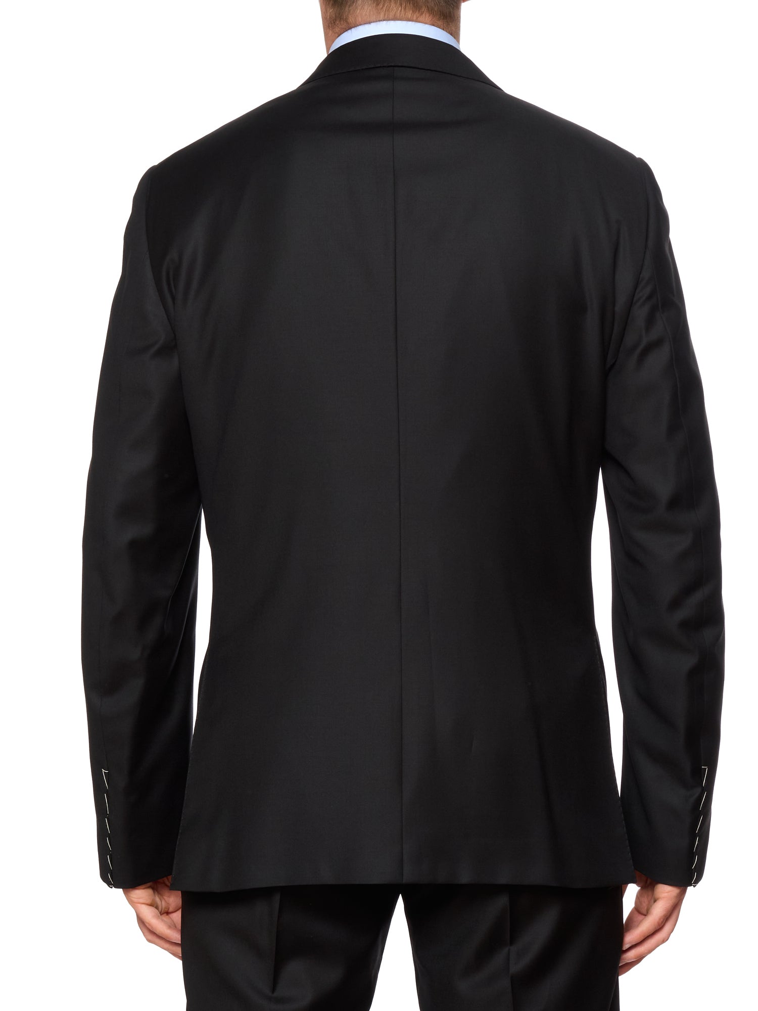 RAFFAELE CARUSO “Manon” Black Loro Piana Super 150’s Tasmanian Suit