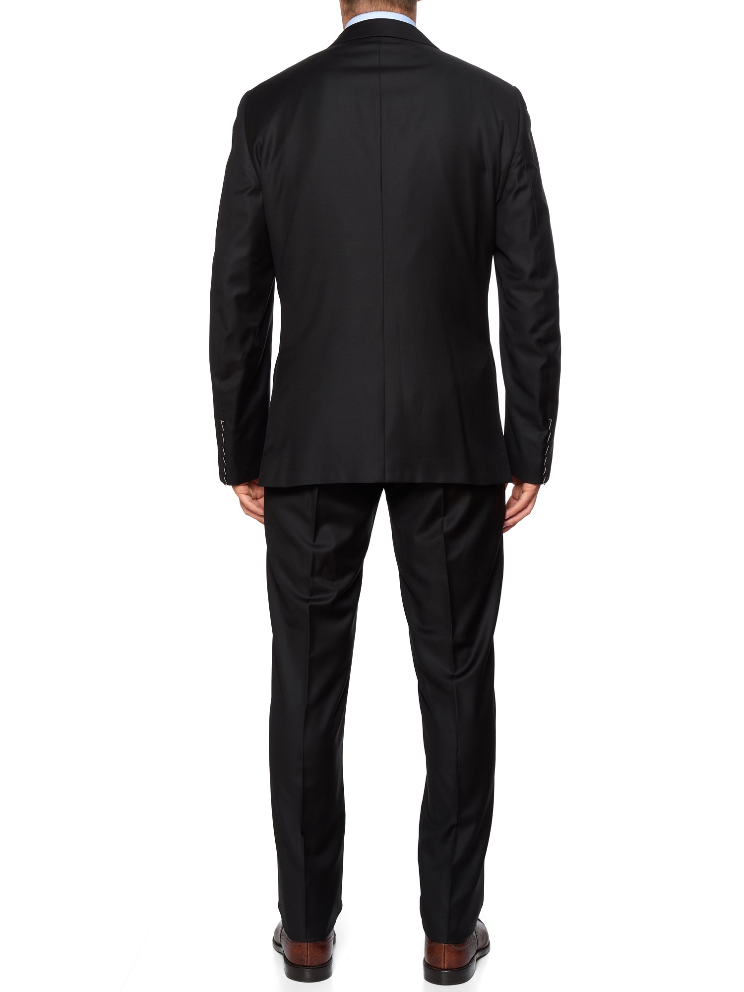 RAFFAELE CARUSO “Manon” Black Loro Piana Super 150’s Tasmanian Suit