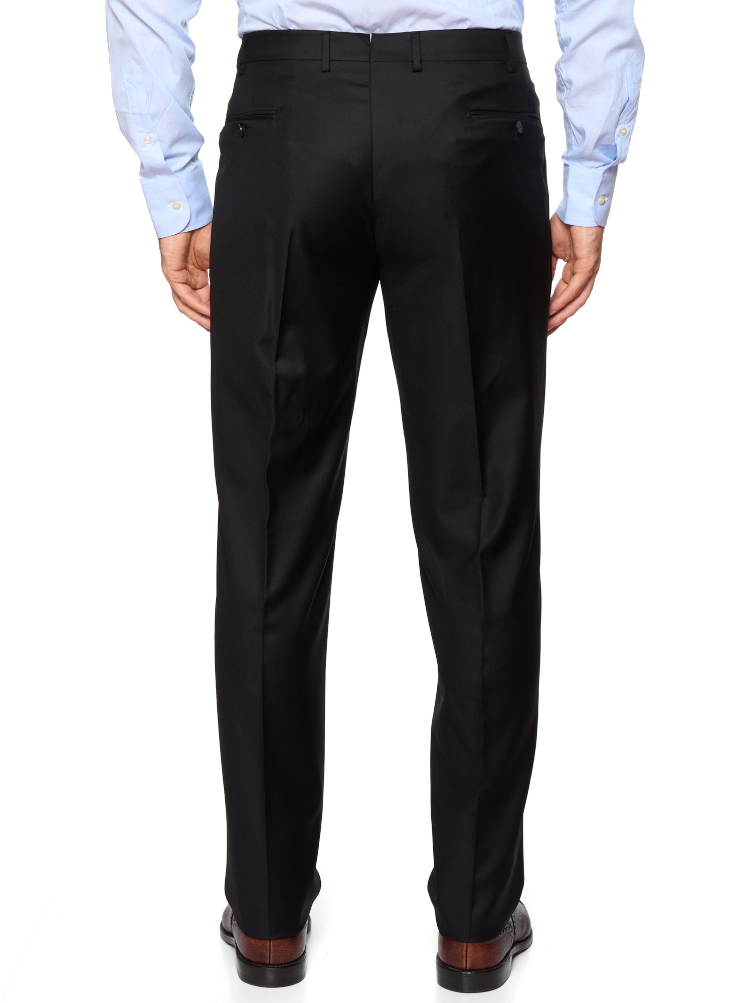 RAFFAELE CARUSO “Manon” Black Loro Piana Super 150’s Tasmanian Suit