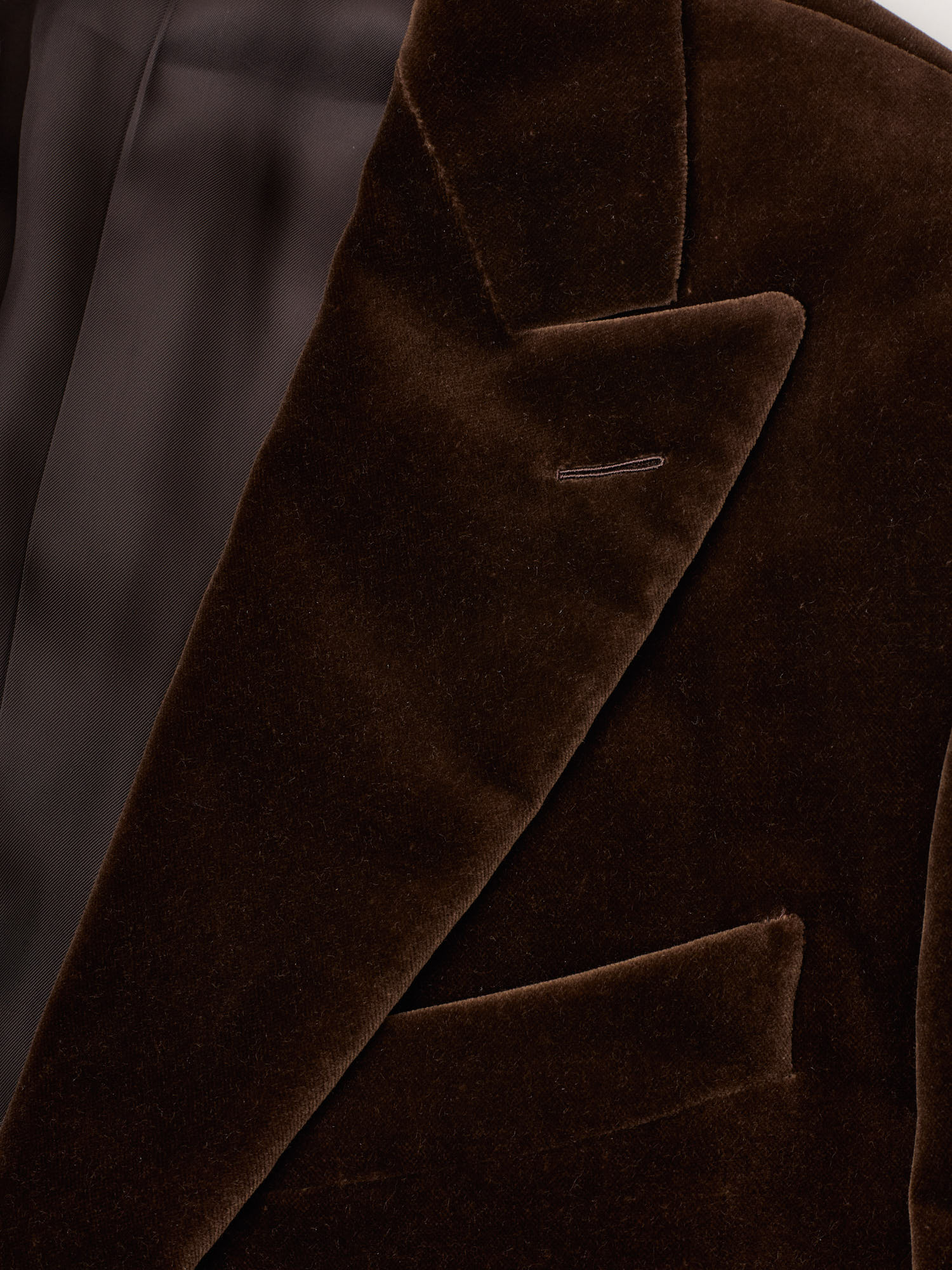 RAFFAELE CARUSO "Norma" Brown Velvet Dinner Tux Jacket