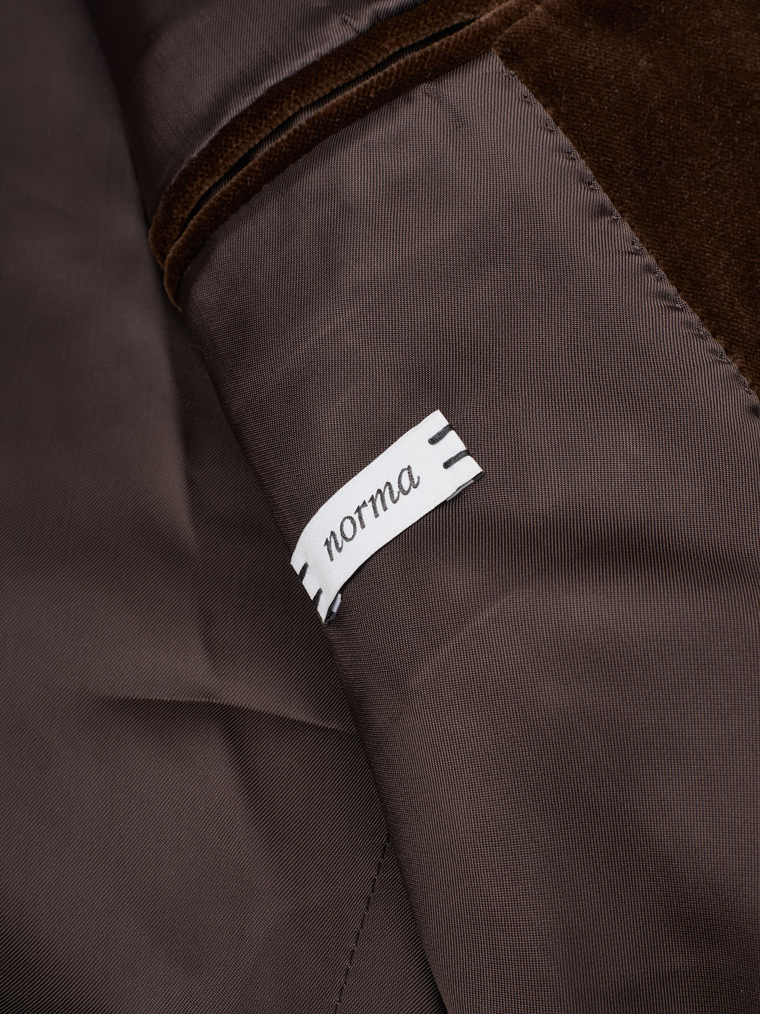 RAFFAELE CARUSO "Norma" Brown Velvet Dinner Tux Jacket