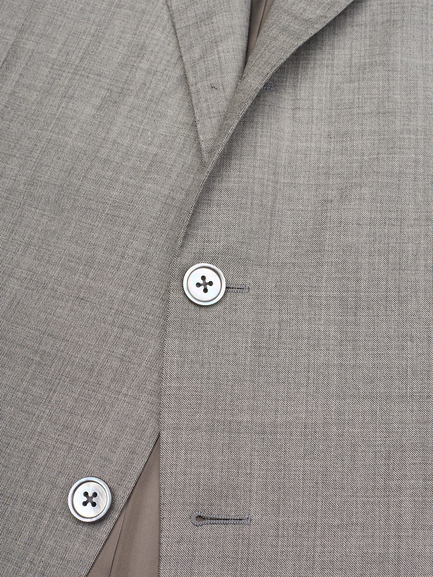 RAVAZZOLO For SIR WILSON Gray Loro Piana Tasmanian Handmade Suit