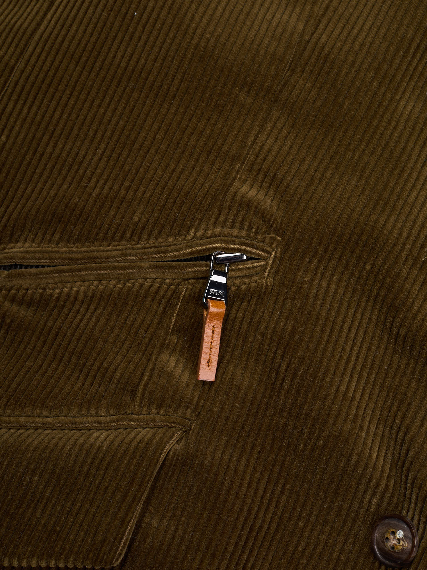 RLX RALPH LAUREN Olive Corduroy Hunting Heavy Jacket Coat