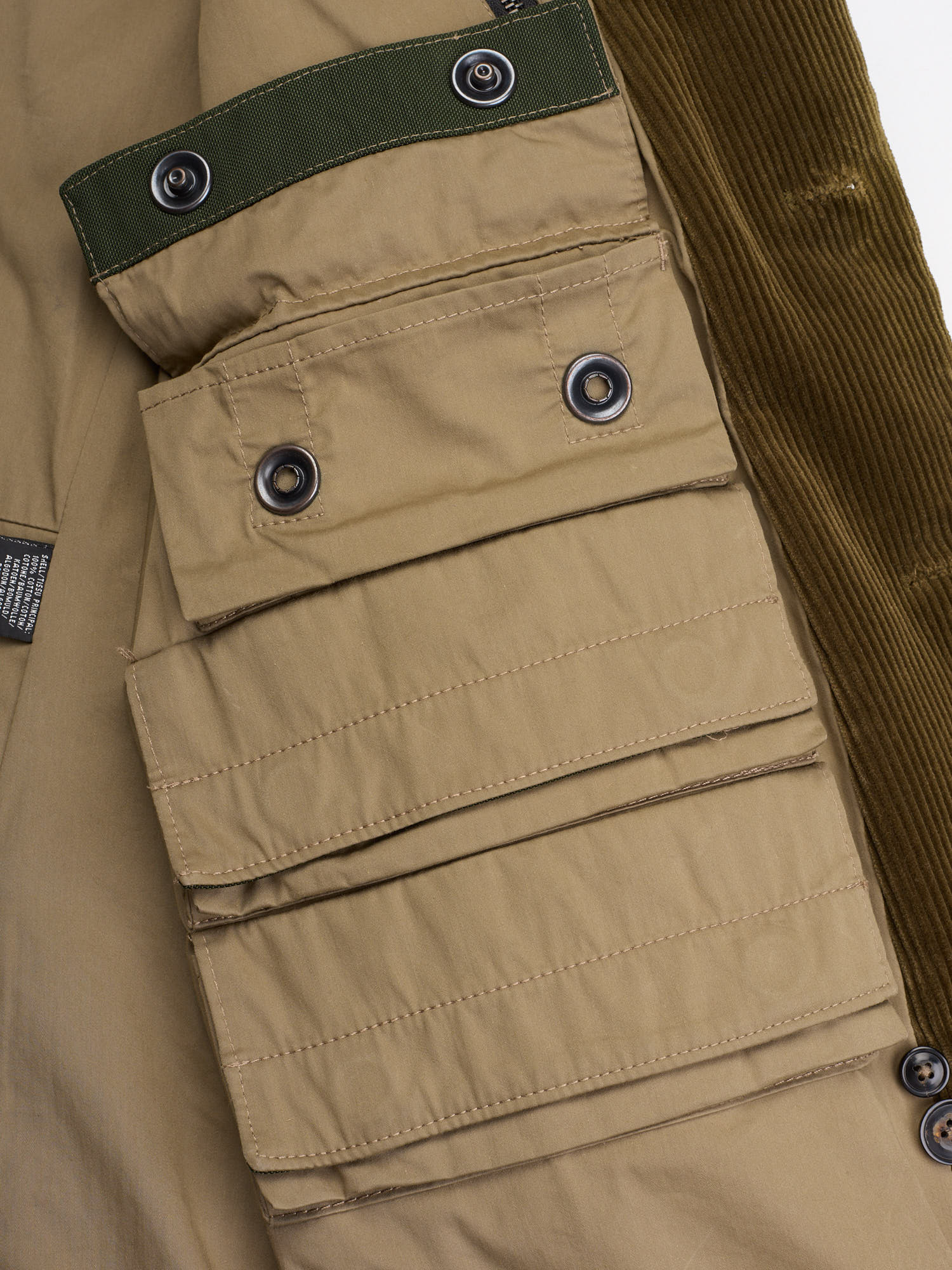 RLX RALPH LAUREN Olive Corduroy Hunting Heavy Jacket Coat