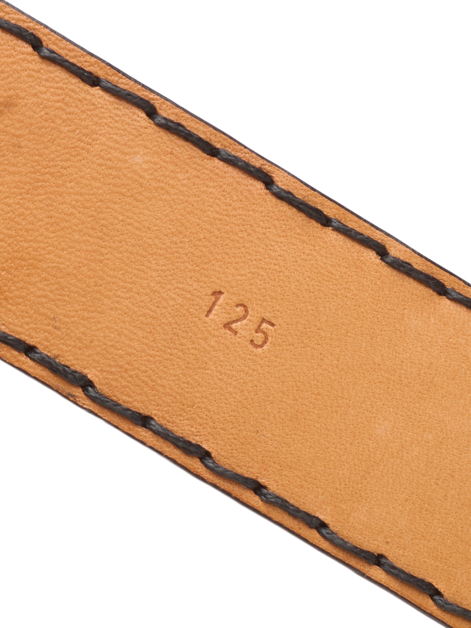 ROMANELLI Firenze Black Crocodile Silver-Horn Buckle Belt 90cm 36"