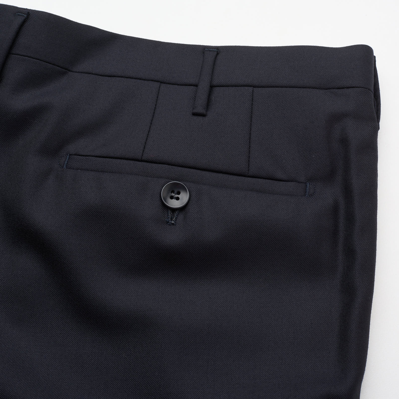 ROTA for VANNUCCI Navy Blue Wool Handmade Dress Pants NEW