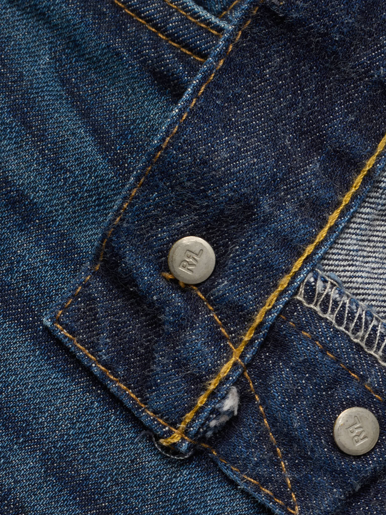 RRL RALPH LAUREN Double RL Blue Slim Fit Selvedge Jeans USA