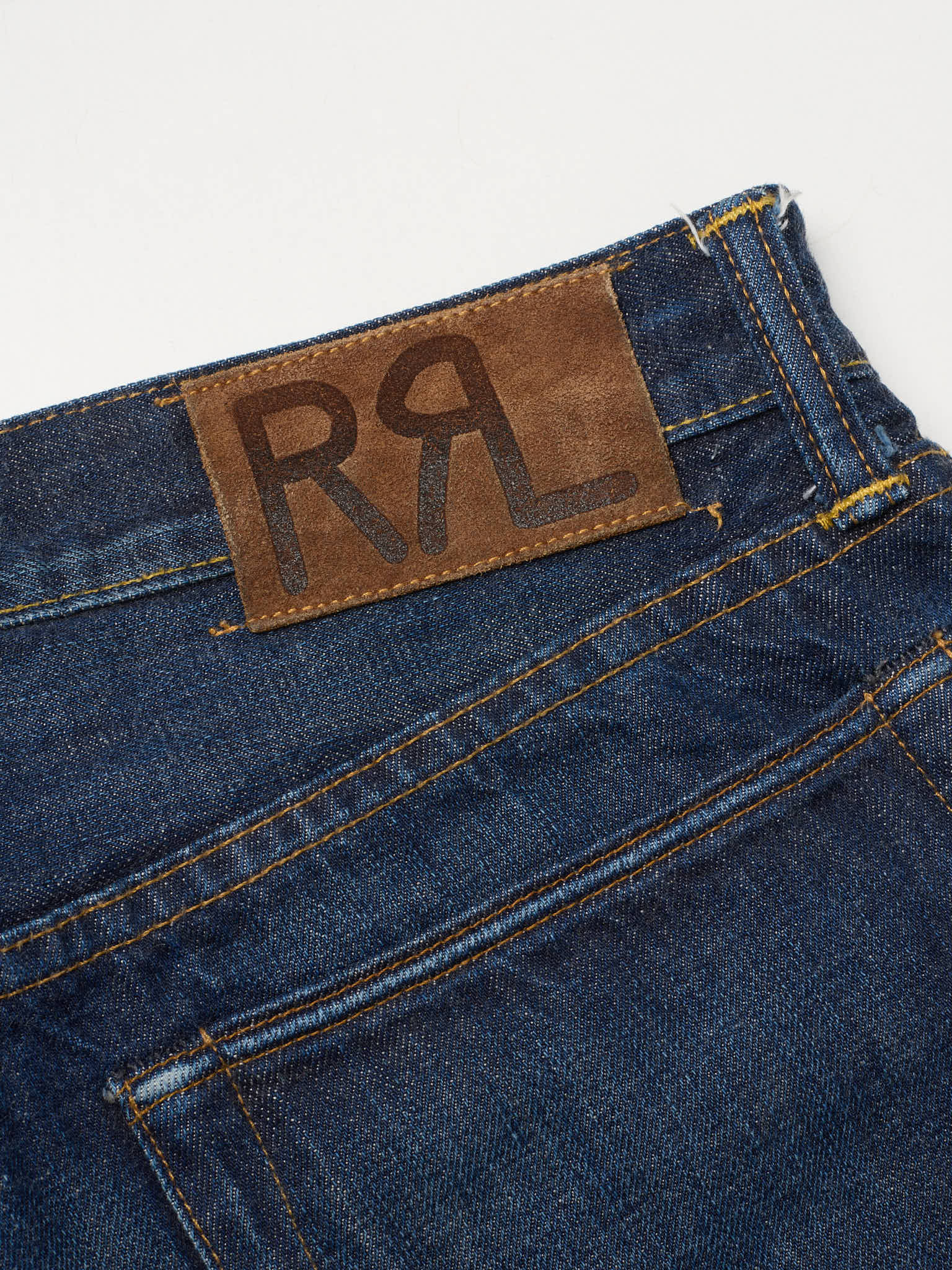 RRL RALPH LAUREN Double RL Blue Slim Fit Selvedge Jeans USA