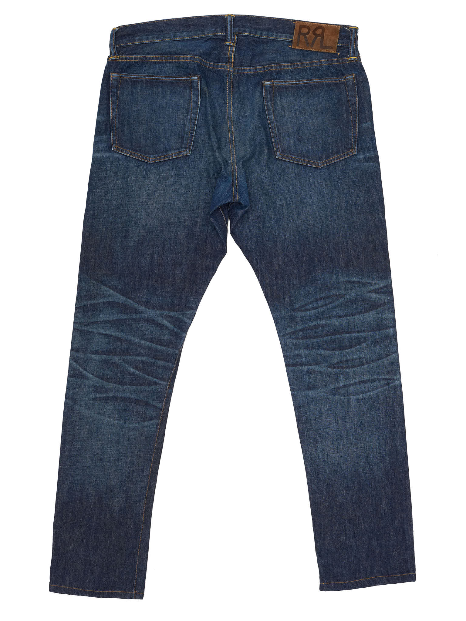 RRL RALPH LAUREN Double RL Blue Slim Fit Selvedge Jeans USA