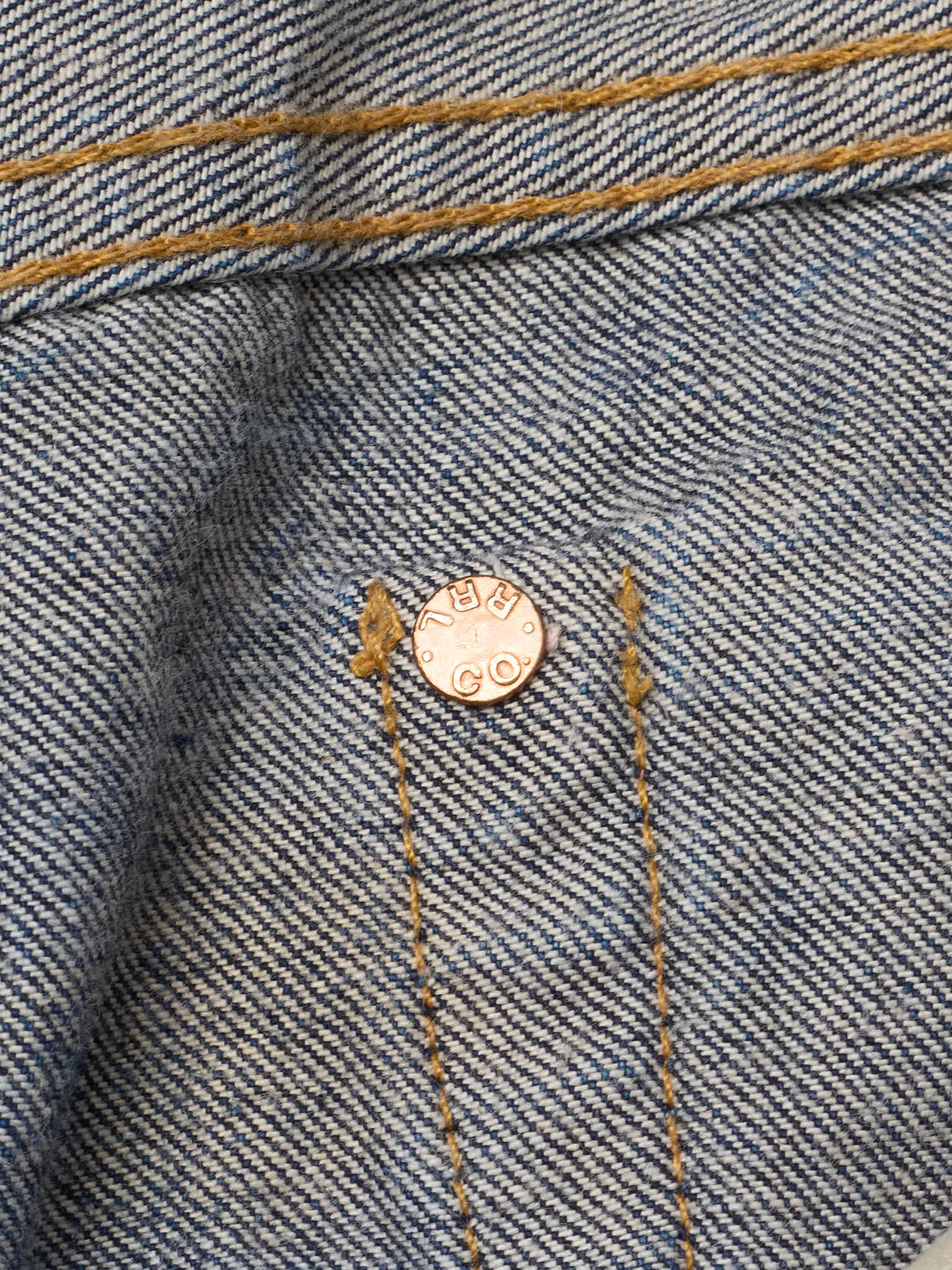 RRL RALPH LAUREN Double RL Blue Slim Fit Selvedge Jeans USA