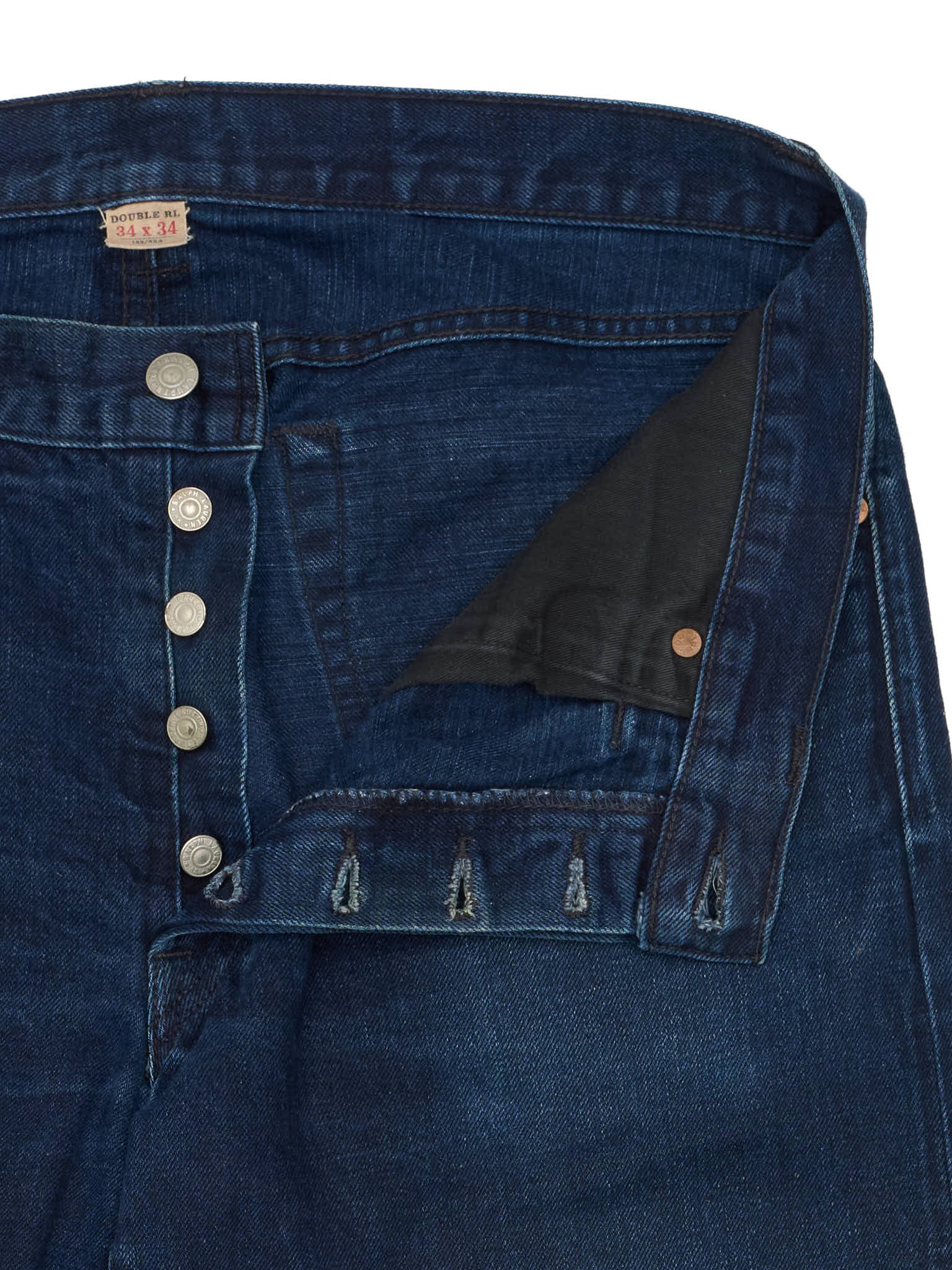 RRL RALPH LAUREN Double RL Blue Slim Narrow Fit Selvedge Jeans USA