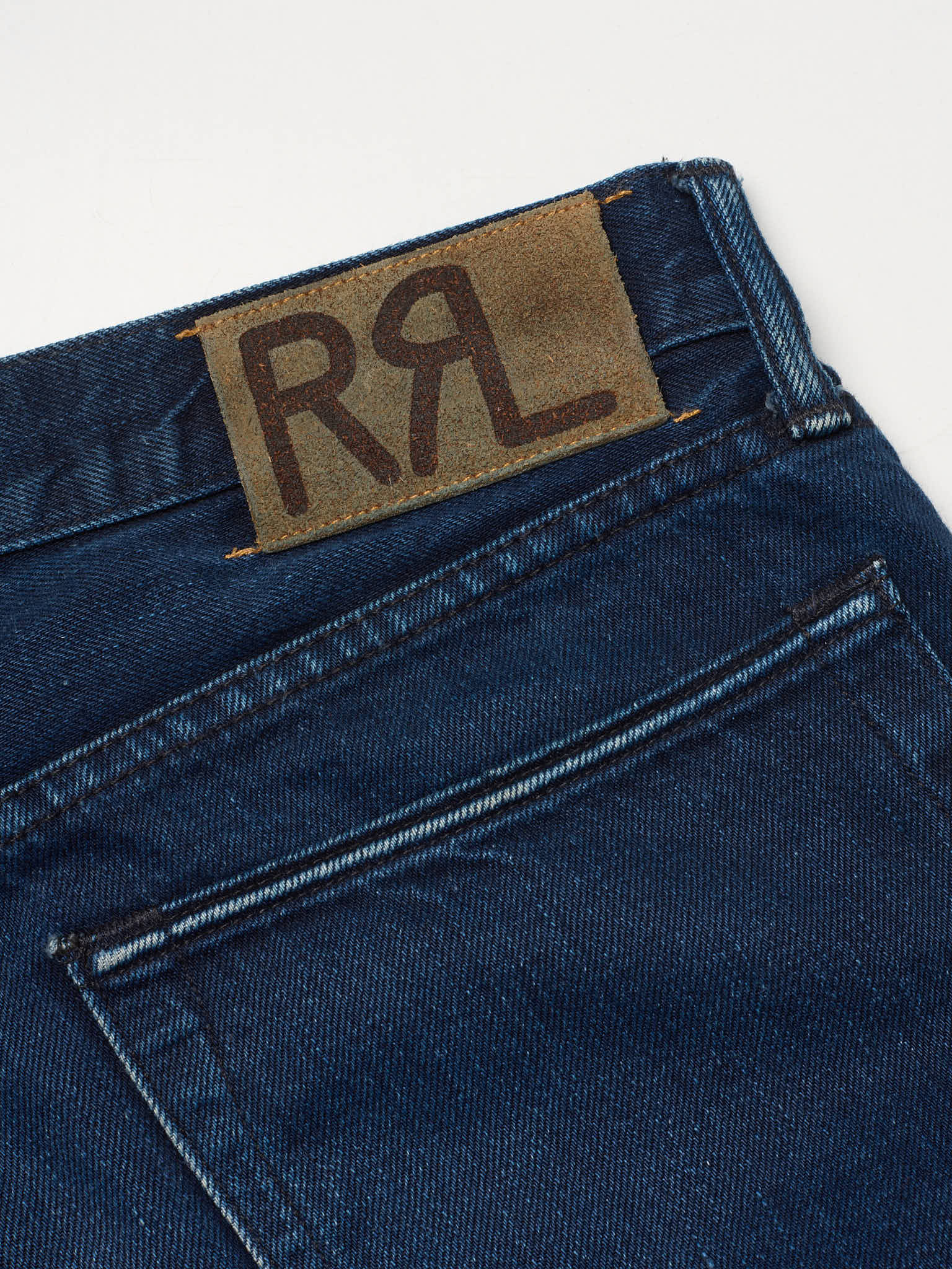 RRL RALPH LAUREN Double RL Blue Slim Narrow Fit Selvedge Jeans USA
