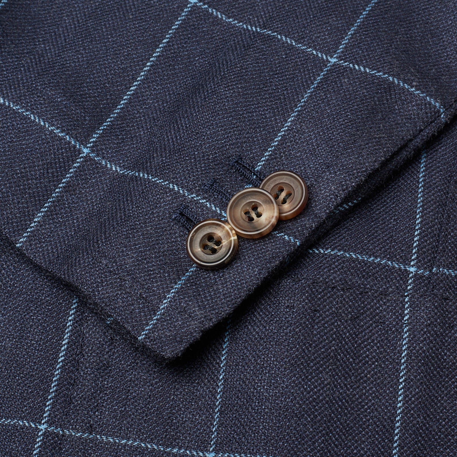 RUBINACCI LH Handmade Bespoke Blue Wool-Silk-Cashmere Jacket EU 50 NEW US 40 RUBINACCI