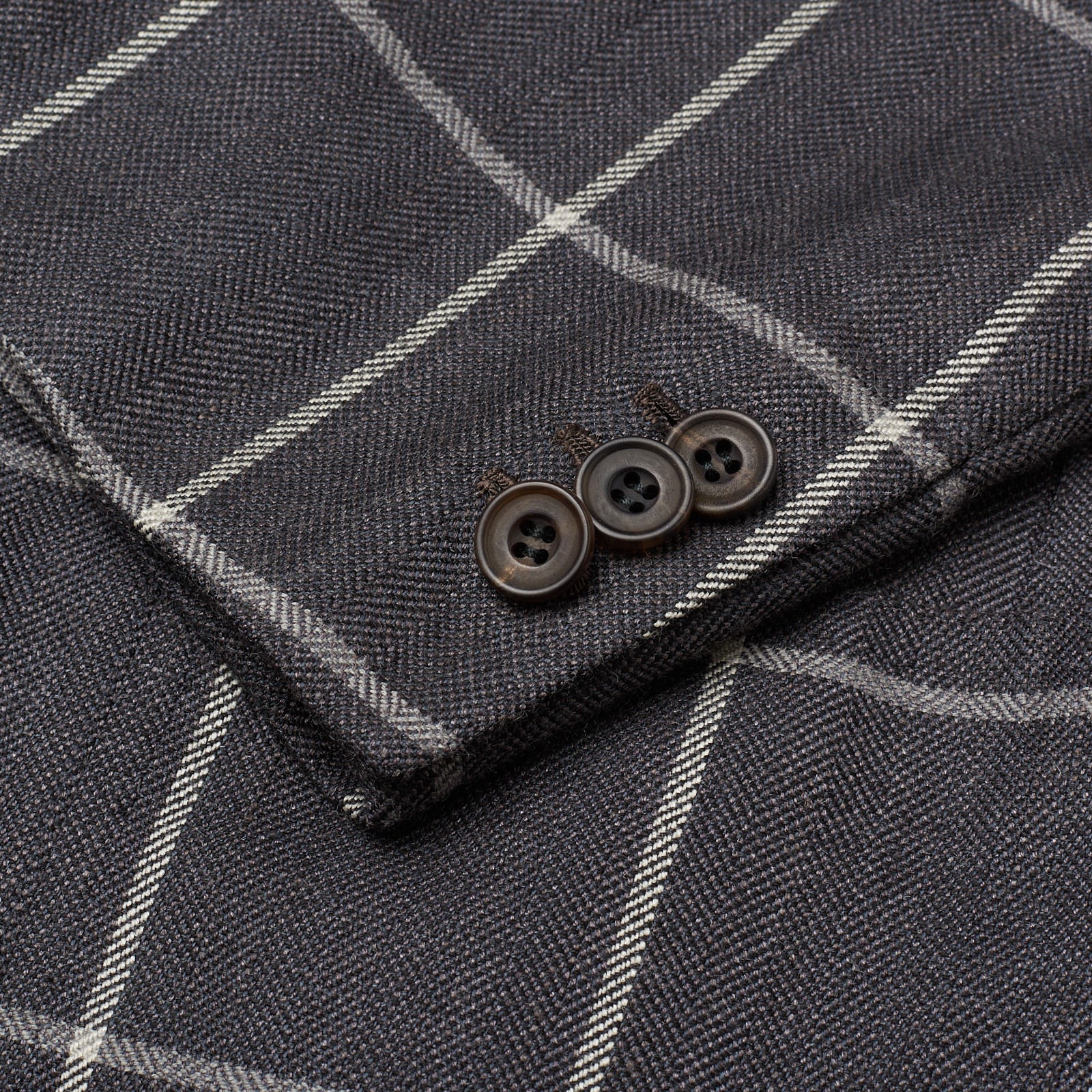 RUBINACCI LH Handmade Bespoke Gray Wool-Silk-Cashmere DB Jacket EU 50 US 40 RUBINACCI