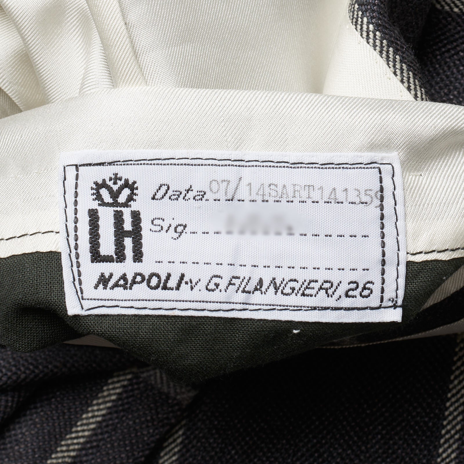 RUBINACCI LH Handmade Bespoke Gray Wool-Silk-Cashmere DB Jacket EU 50 US 40 RUBINACCI