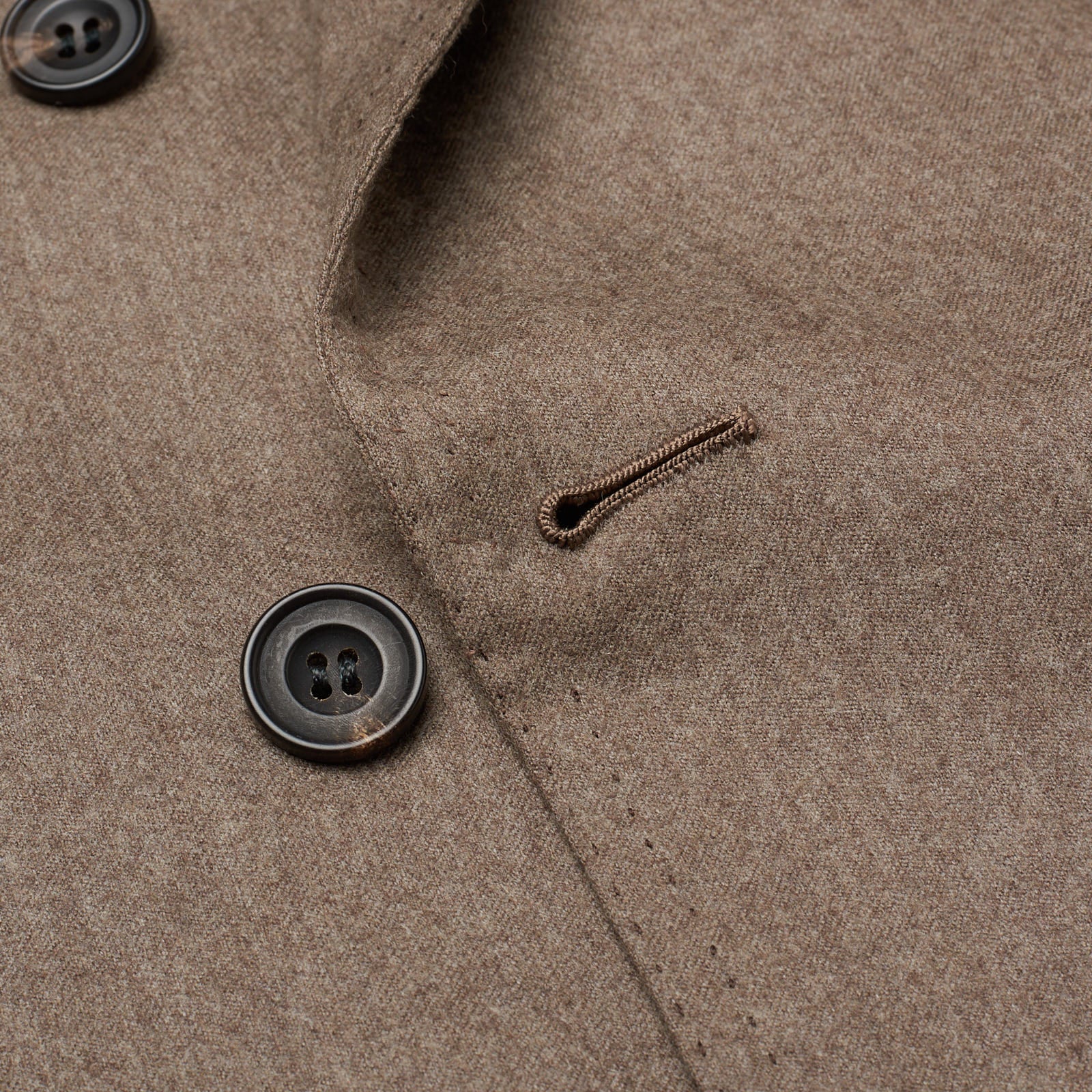 RUBINACCI LH Handmade Bespoke Taupe Gray Wool-Cashmere DB Jacket EU 50 NEW US 40 RUBINACCI