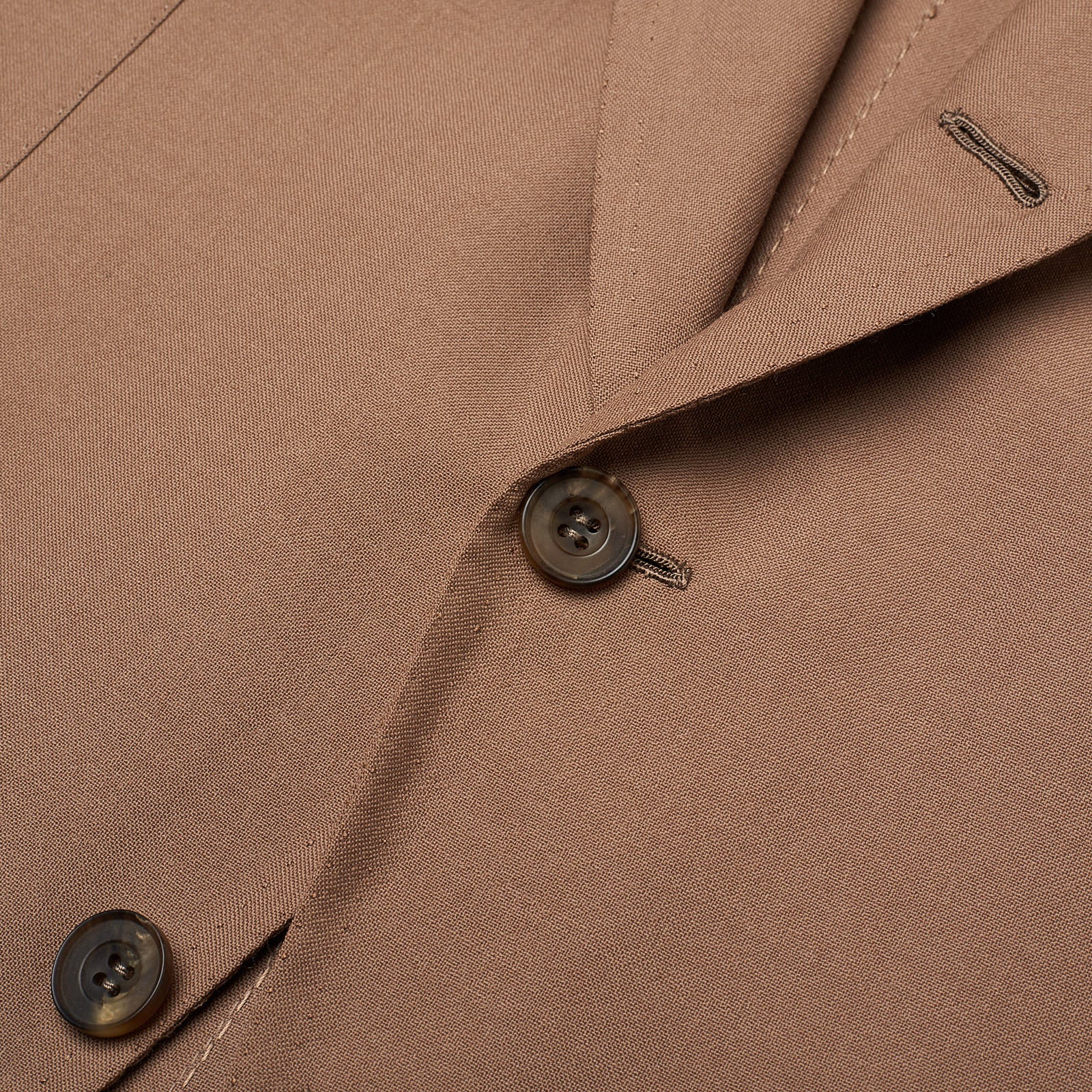 RUBINACCI LH Handmade Bespoke Taupe Gray Wool-Mohair Jacket EU 50 US 40 RUBINACCI