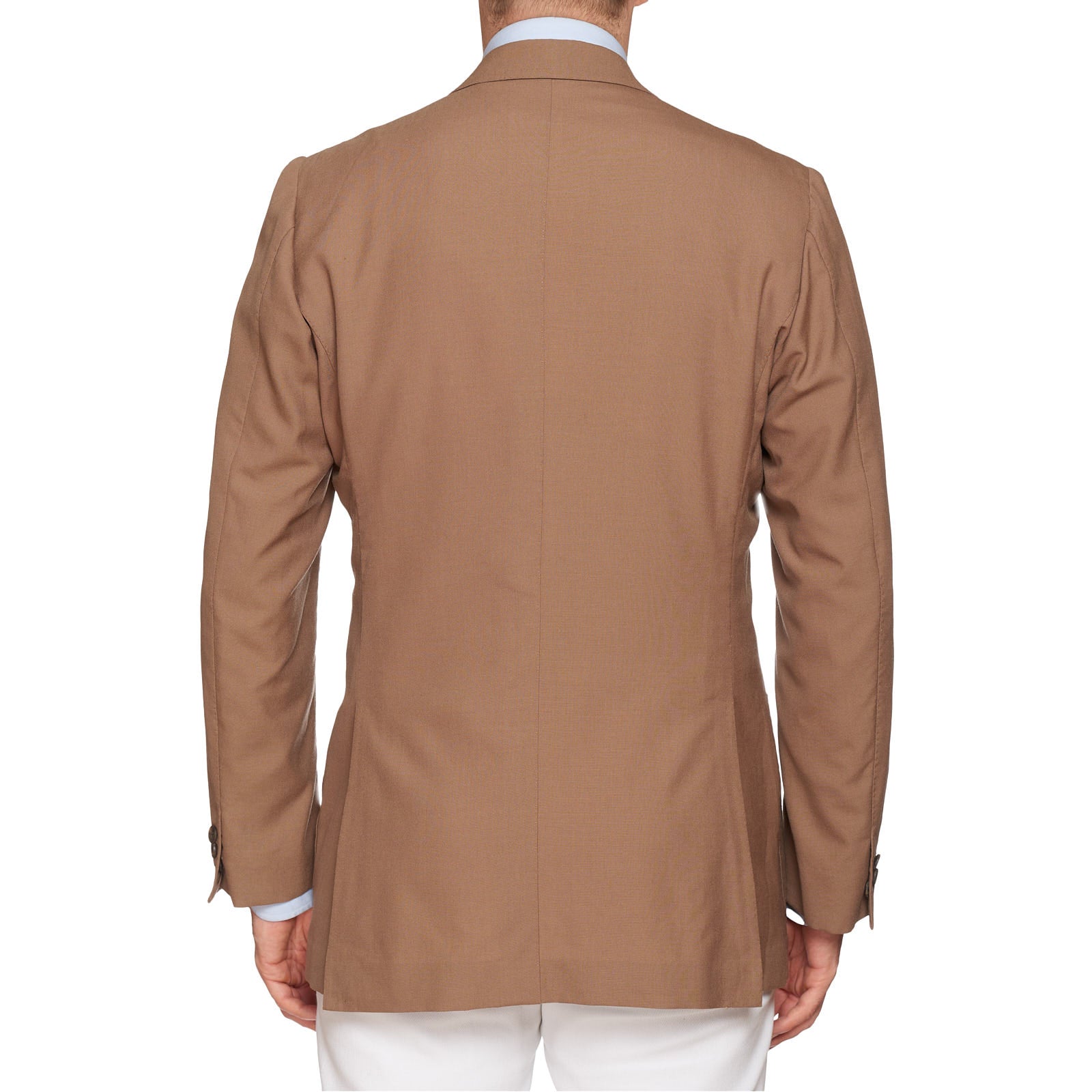 RUBINACCI LH Handmade Bespoke Taupe Gray Wool-Mohair Jacket EU 50 US 40 RUBINACCI