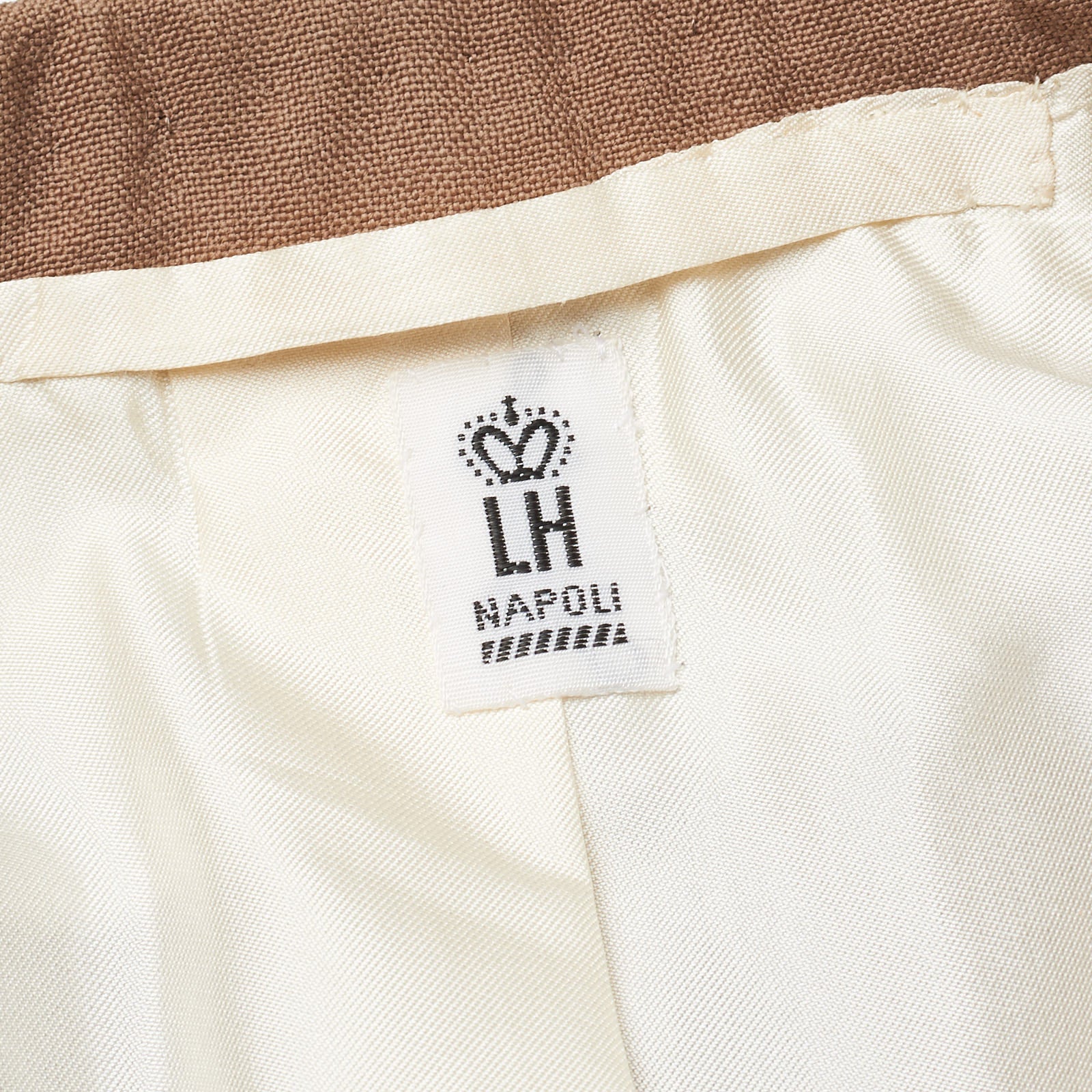 RUBINACCI LH Handmade Bespoke Taupe Gray Wool-Mohair Jacket EU 50 US 40 RUBINACCI