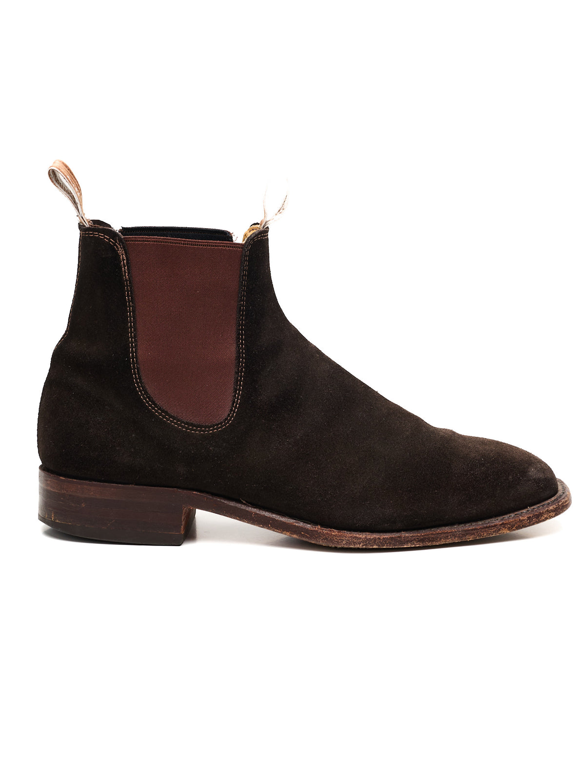 R. M. WILLIAMS Australia Craftsman Chocolate Suede Leather Chelsea Boots